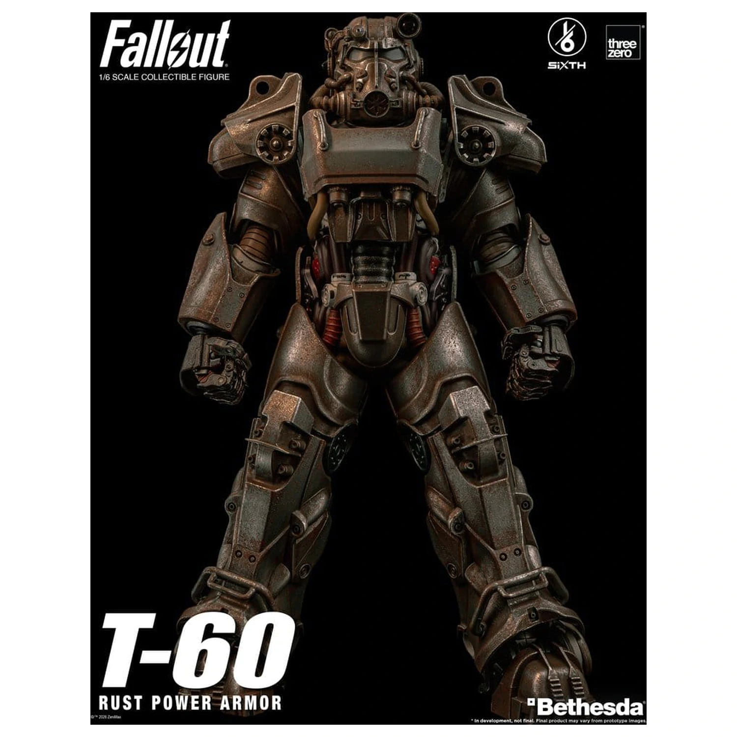 Fallout Akčná figúrka 1/6 T-60 Rust Power Armor produktová fotografia