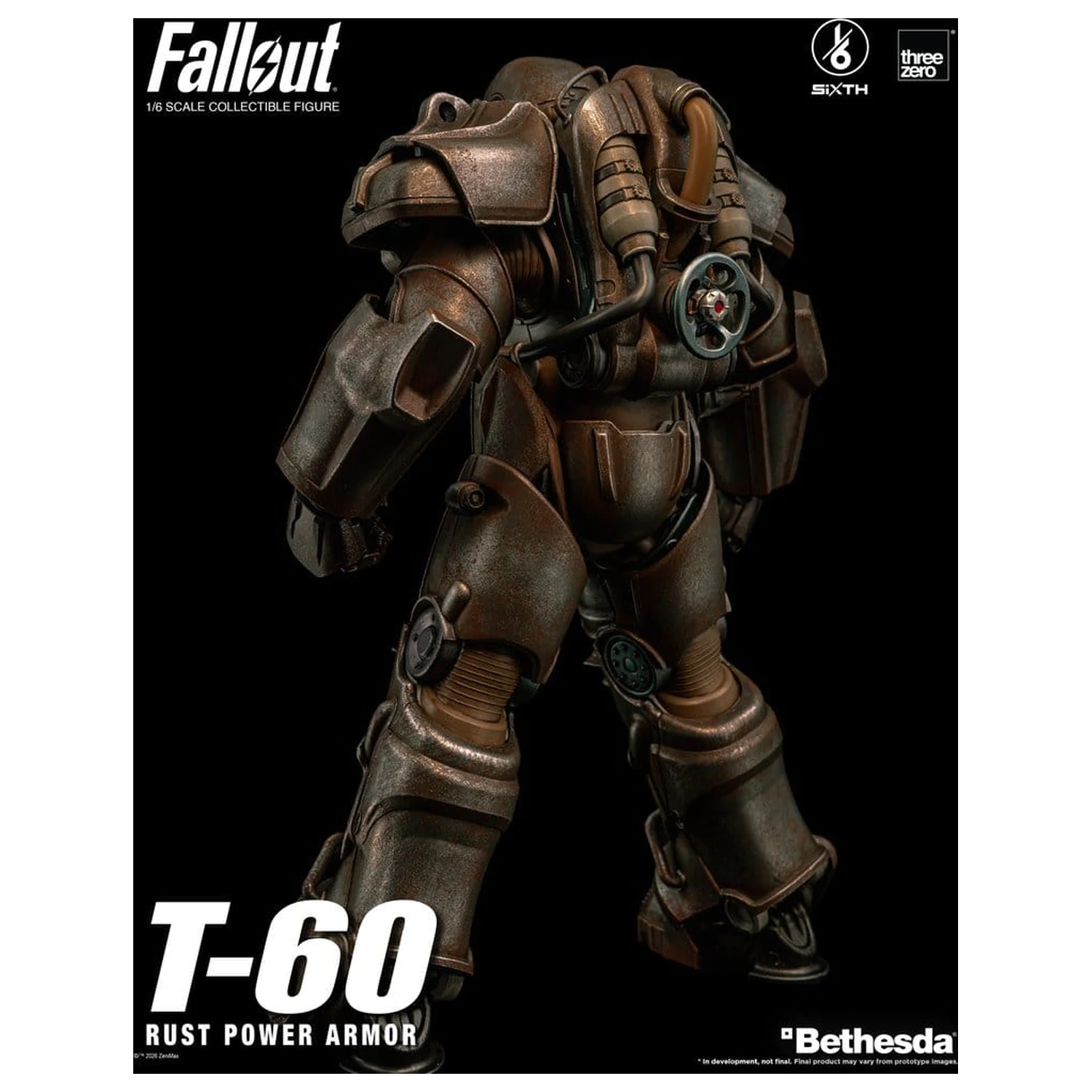 Fallout Akčná figúrka 1/6 T-60 Rust Power Armor produktová fotografia
