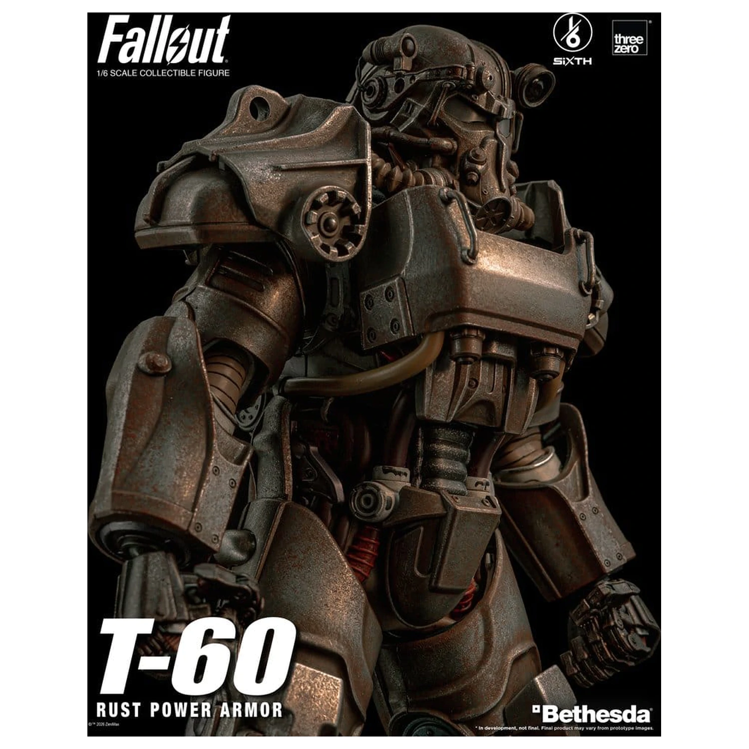 Fallout Akčná figúrka 1/6 T-60 Rust Power Armor produktová fotografia