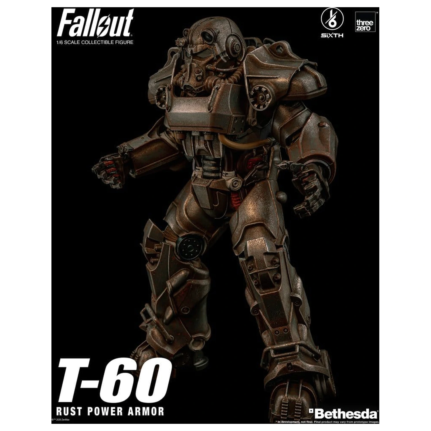 Fallout Akčná figúrka 1/6 T-60 Rust Power Armor produktová fotografia