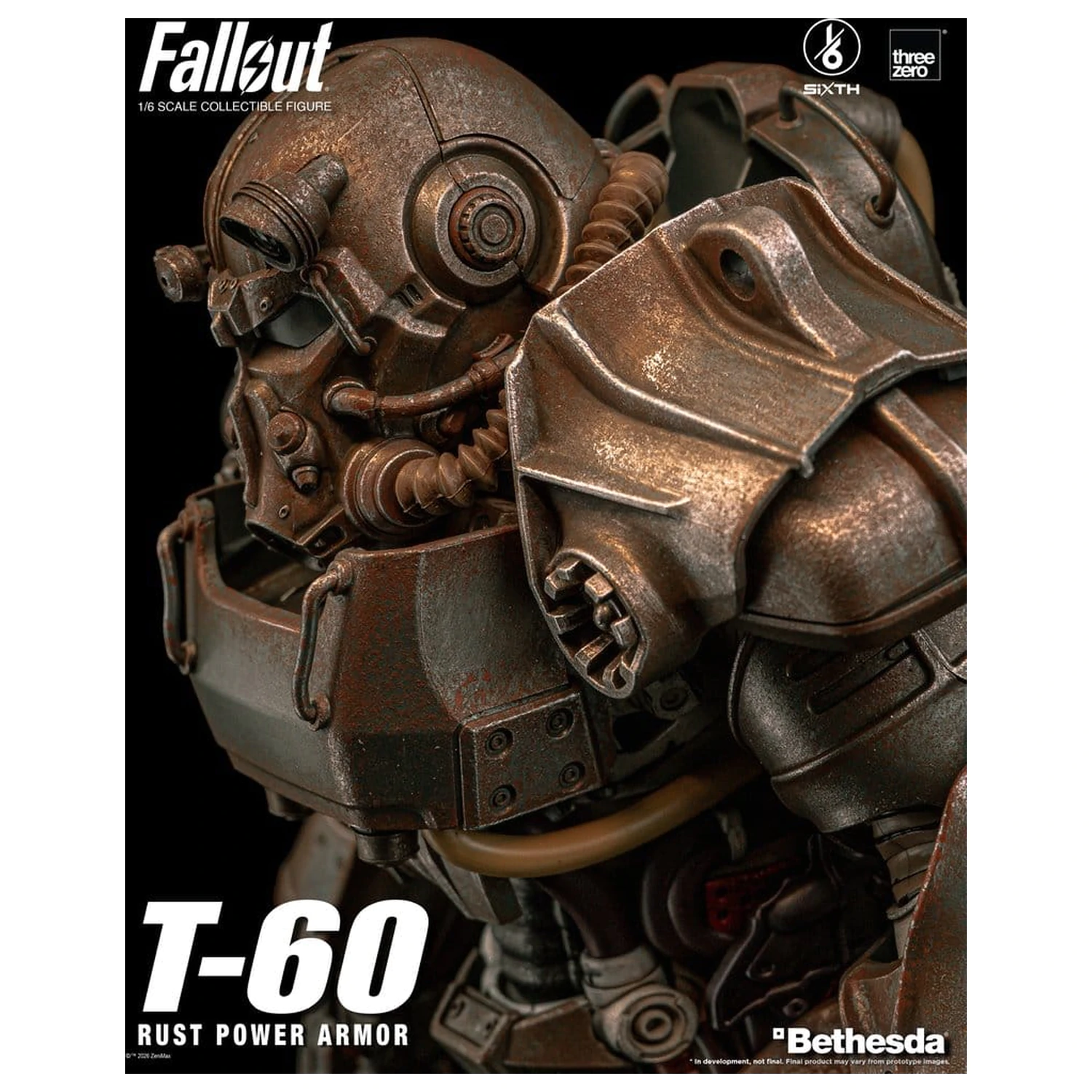 Fallout Akčná figúrka 1/6 T-60 Rust Power Armor produktová fotografia