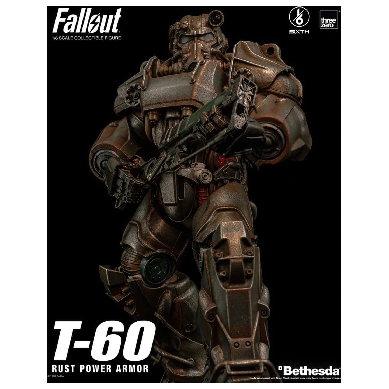 Fallout Akčná figúrka 1/6 T-60 Rust Power Armor produktová fotografia