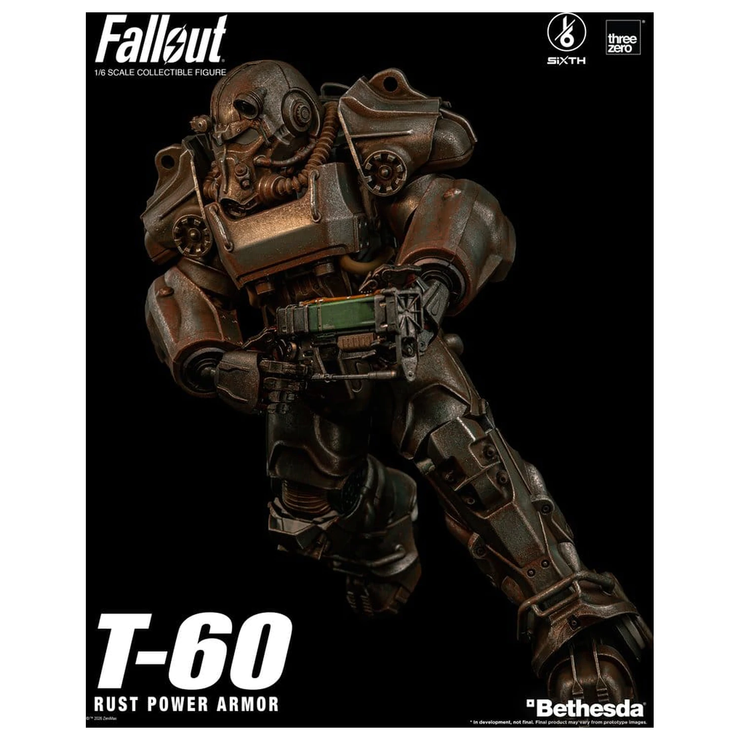 Fallout Akčná figúrka 1/6 T-60 Rust Power Armor produktová fotografia