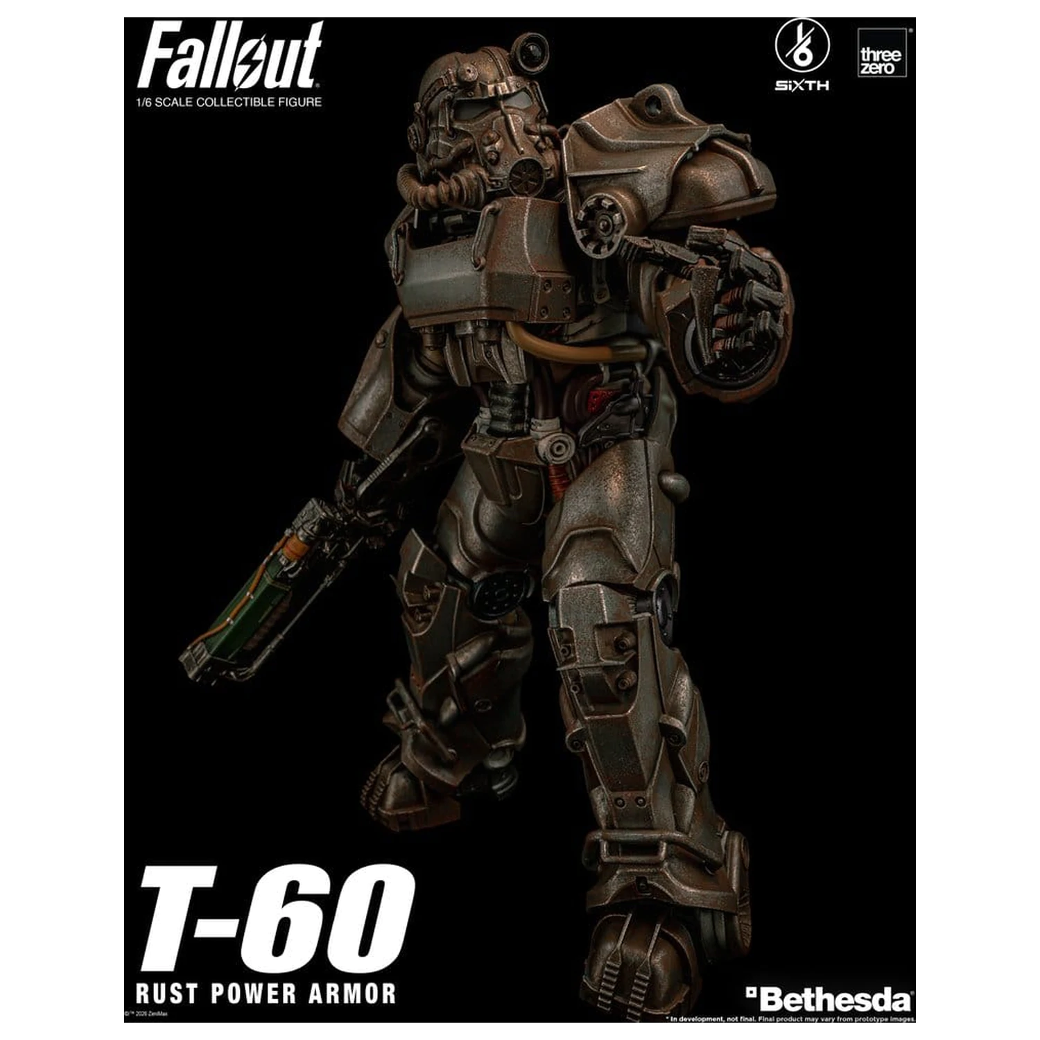 Fallout Akčná figúrka 1/6 T-60 Rust Power Armor produktová fotografia