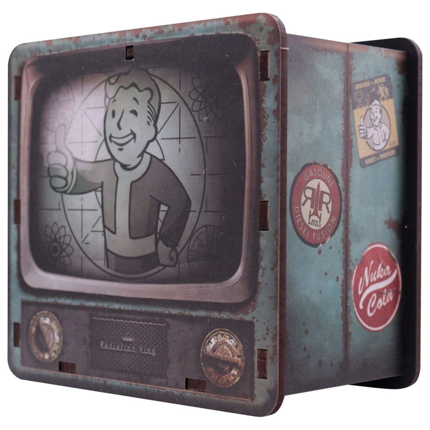 Fallout Stolný organizér produktová fotografia
