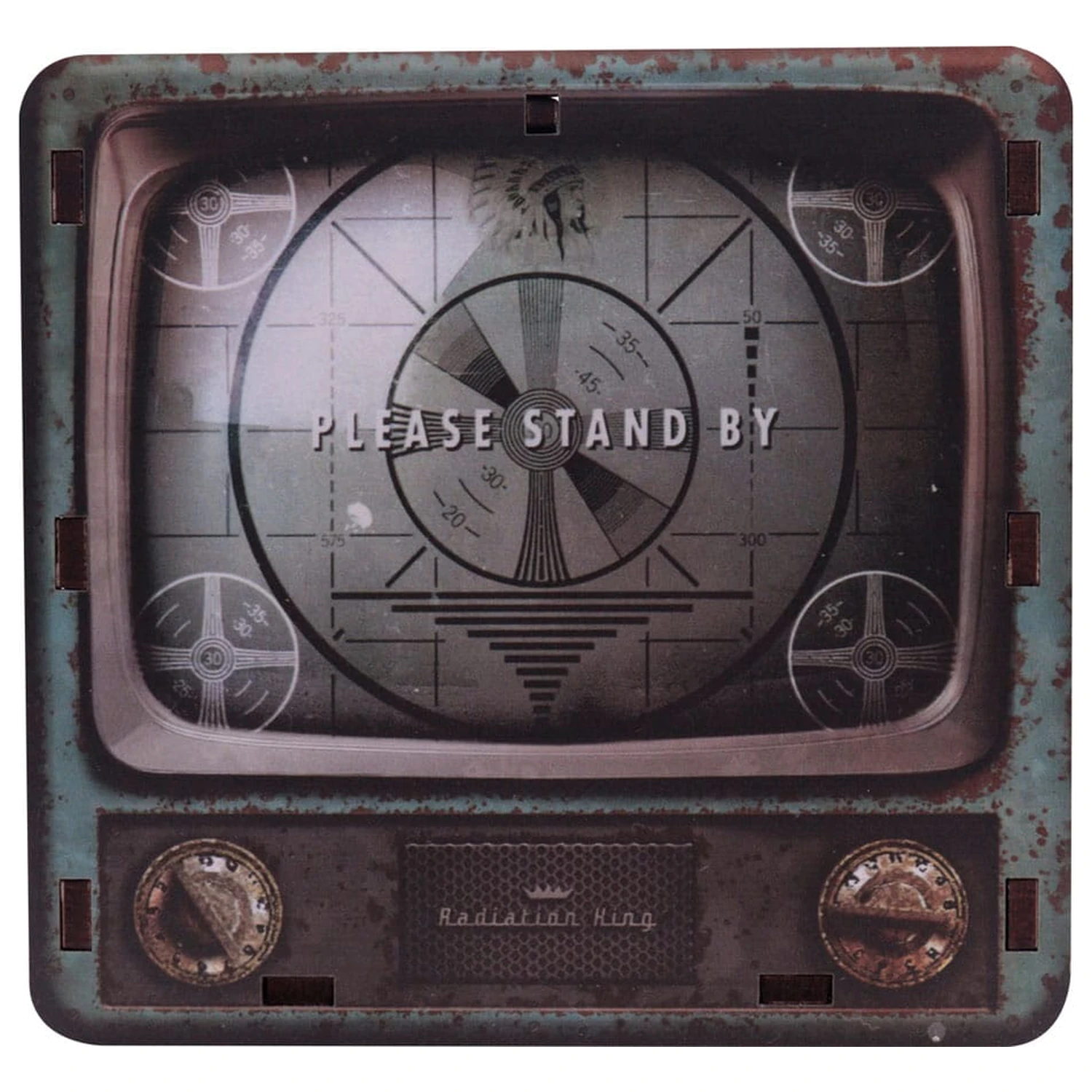 Fallout Stolný organizér produktová fotografia