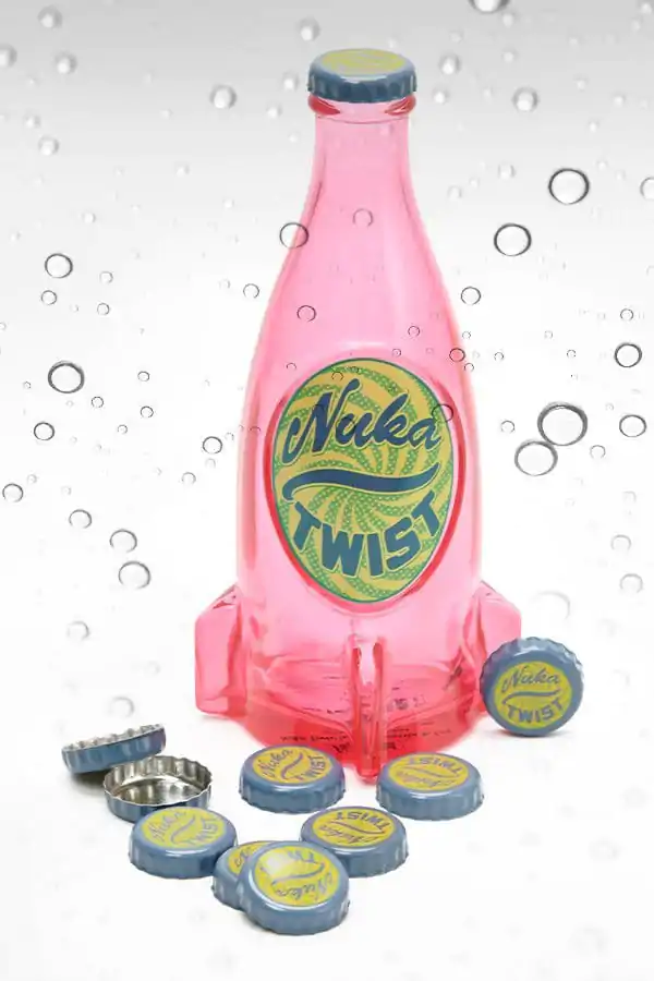 Fallout Fľašková séria Replika Sklenená fľaša a uzáver Nuka Twist produktová fotografia