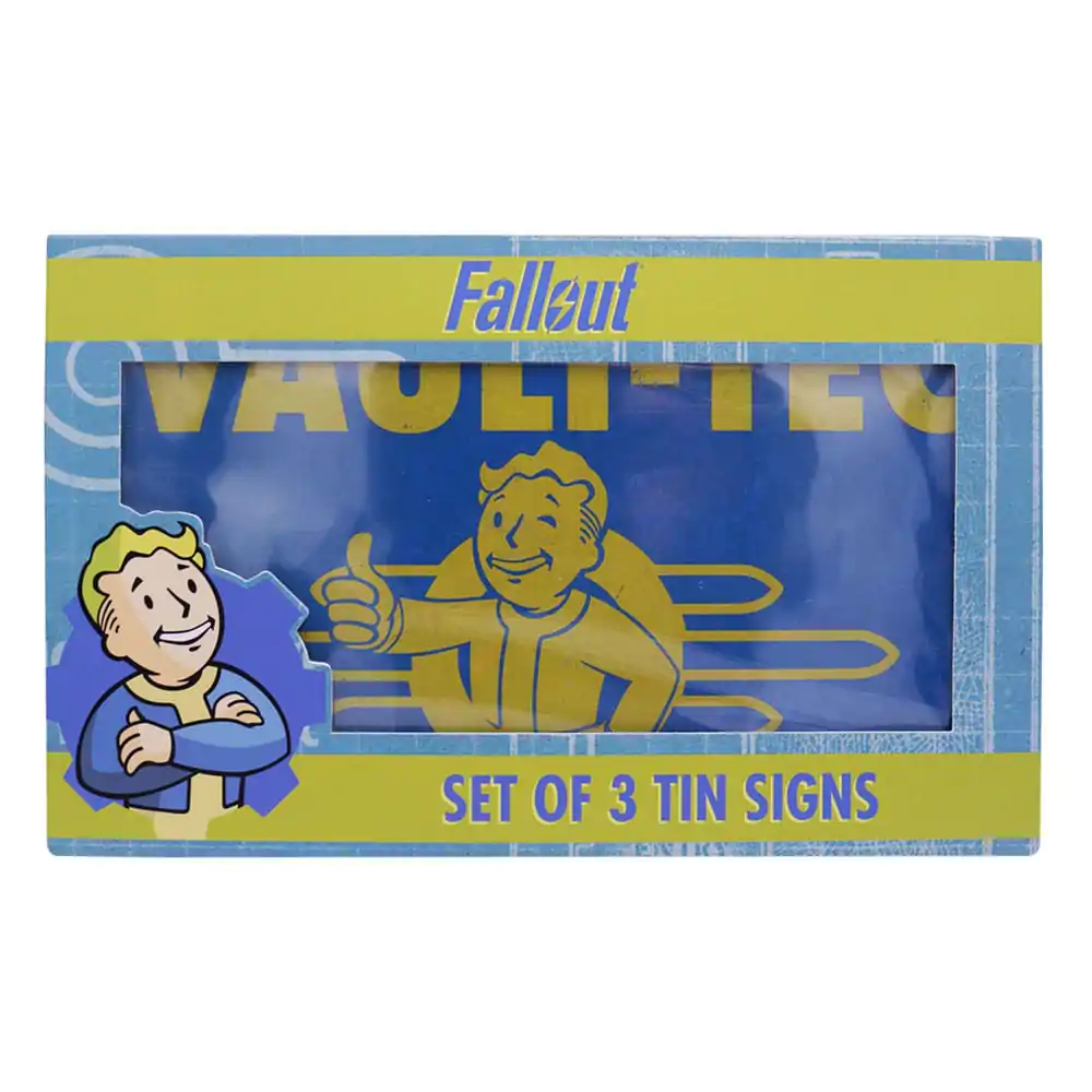 Fallout Tin Signs 3 ks Plechové značky termékfotó