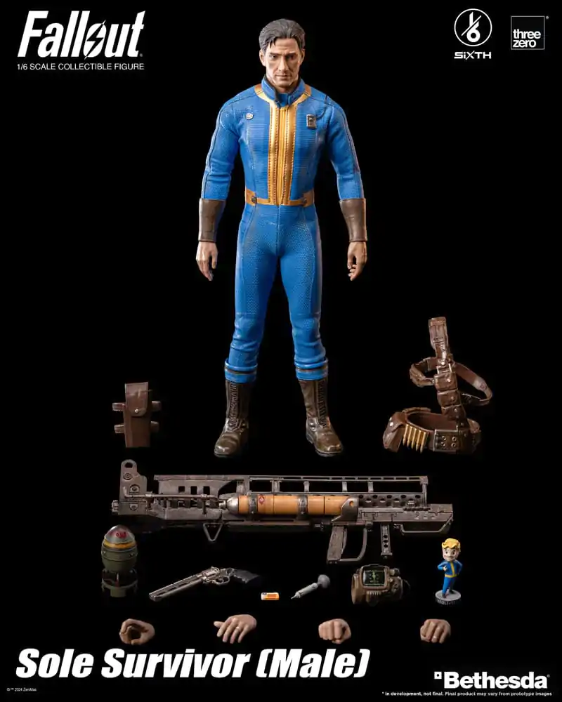 Fallout FigZero Akčná figúrka 1/6 Jediný Prežúvajúci (Muž) 31 cm termékfotó