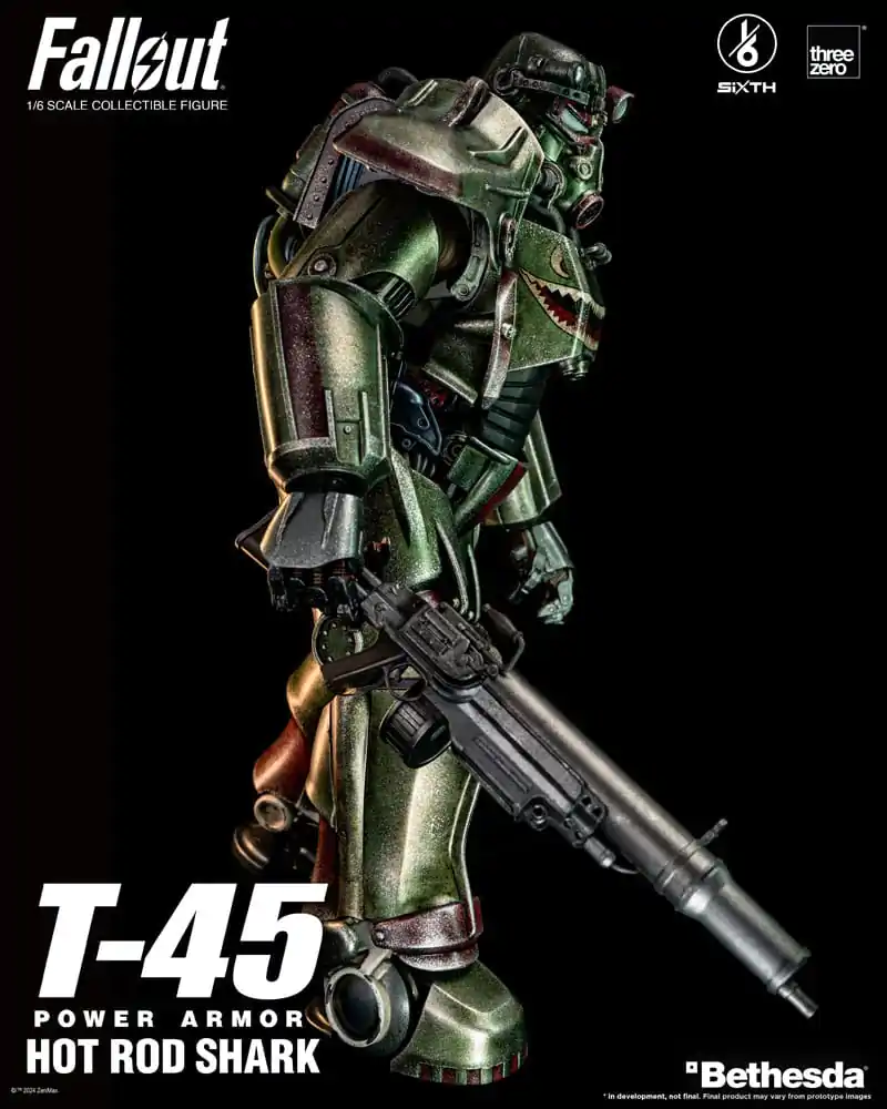 Fallout FigZero Akčná figúrka 1/6 T-45 Hot Rod Shark Power Armor 37 cm produktová fotografia