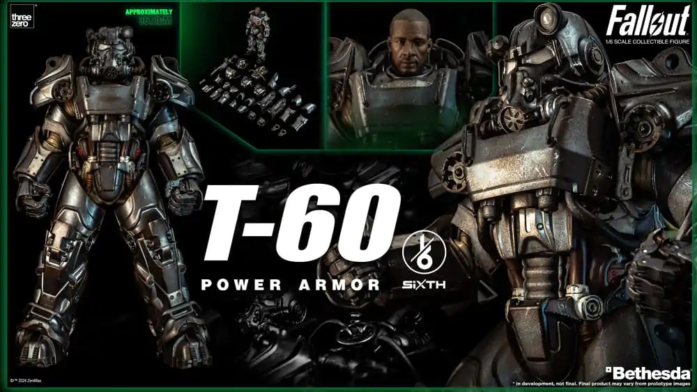 Fallout FigZero Akčná figúrka 1/6 T-60 Power Armor 37 cm termékfotó