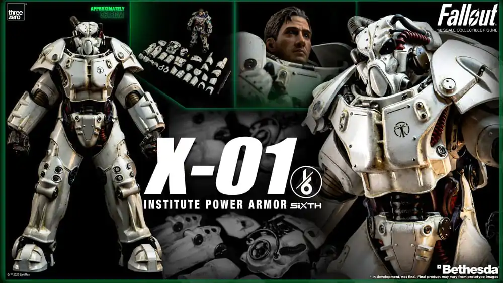 Fallout FigZero akčná figúrka 1/6 X-01 Institute Power Armor 37 cm produktová fotografia
