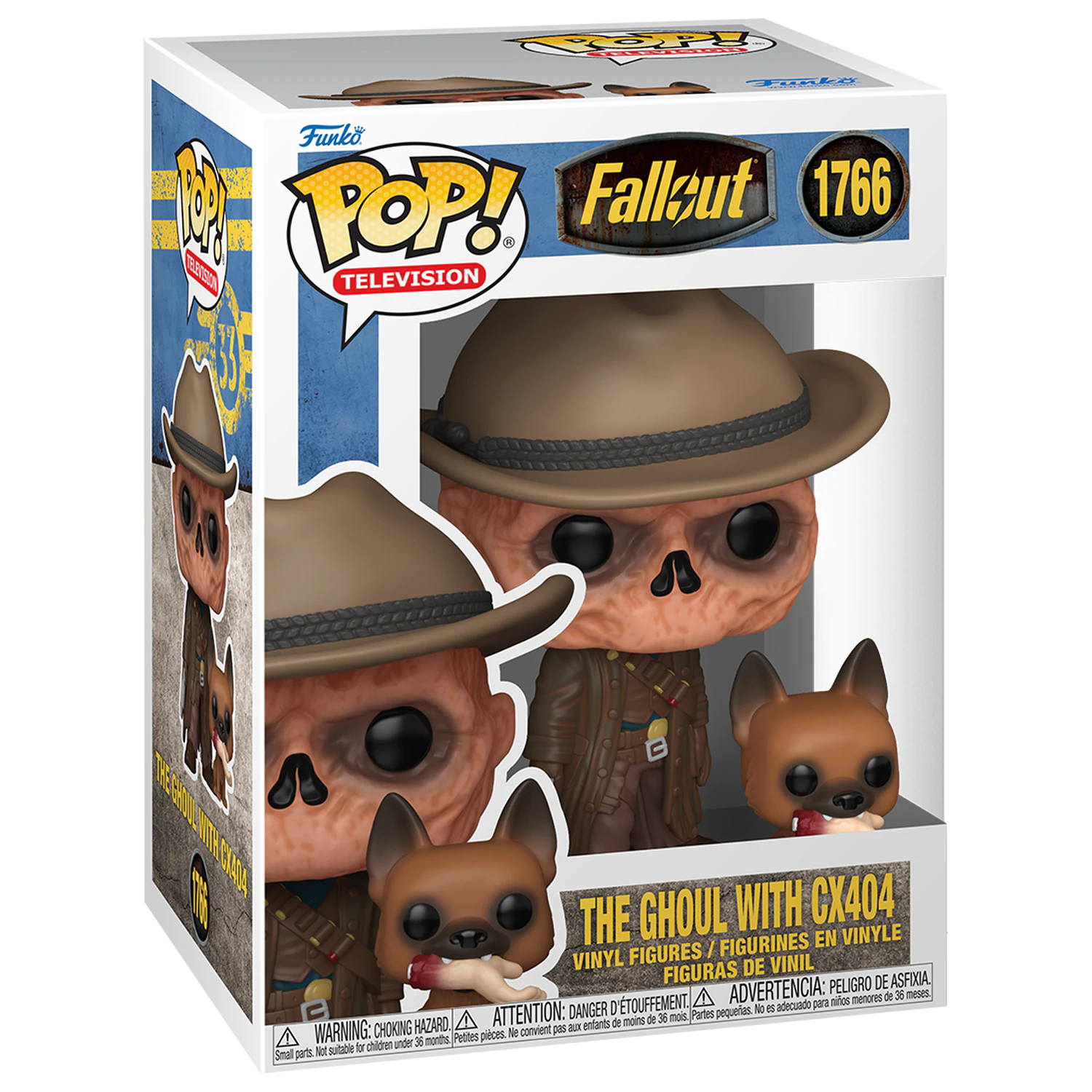 Fallout Funko POP!&Buddy TV vinylová figúrka Ghoul&CX404 9 cm produktová fotografia