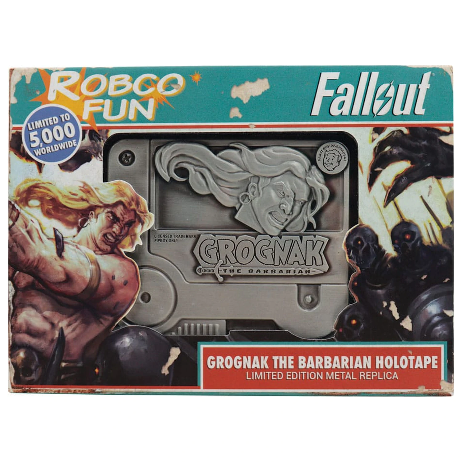 Fallout replika Grognak the Barbarian Holotape produktová fotografia
