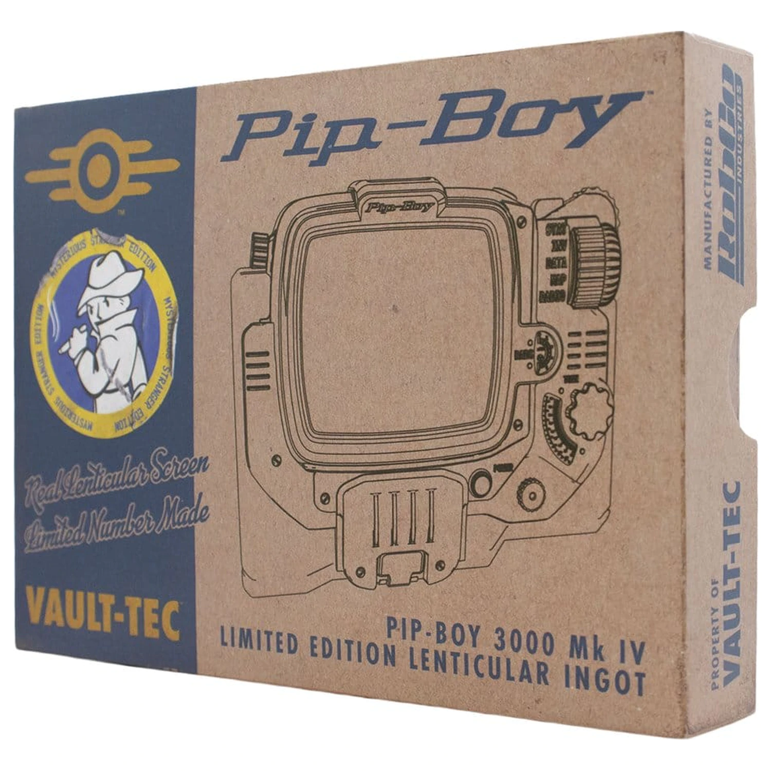 Fallout Ingot Pip-Boy Limitovaná Edícia Lentikulárna Mysterious Stranger Varianta produktová fotografia