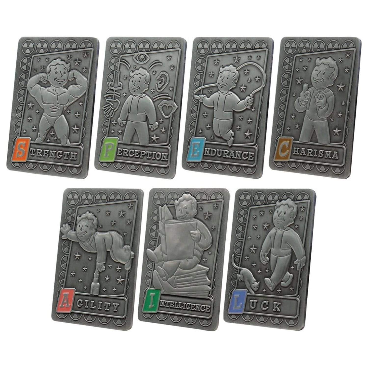 Fallout Ingots s albumom S.P.E.C.I.A.L. zberateľský album na karty Perk produktová fotografia