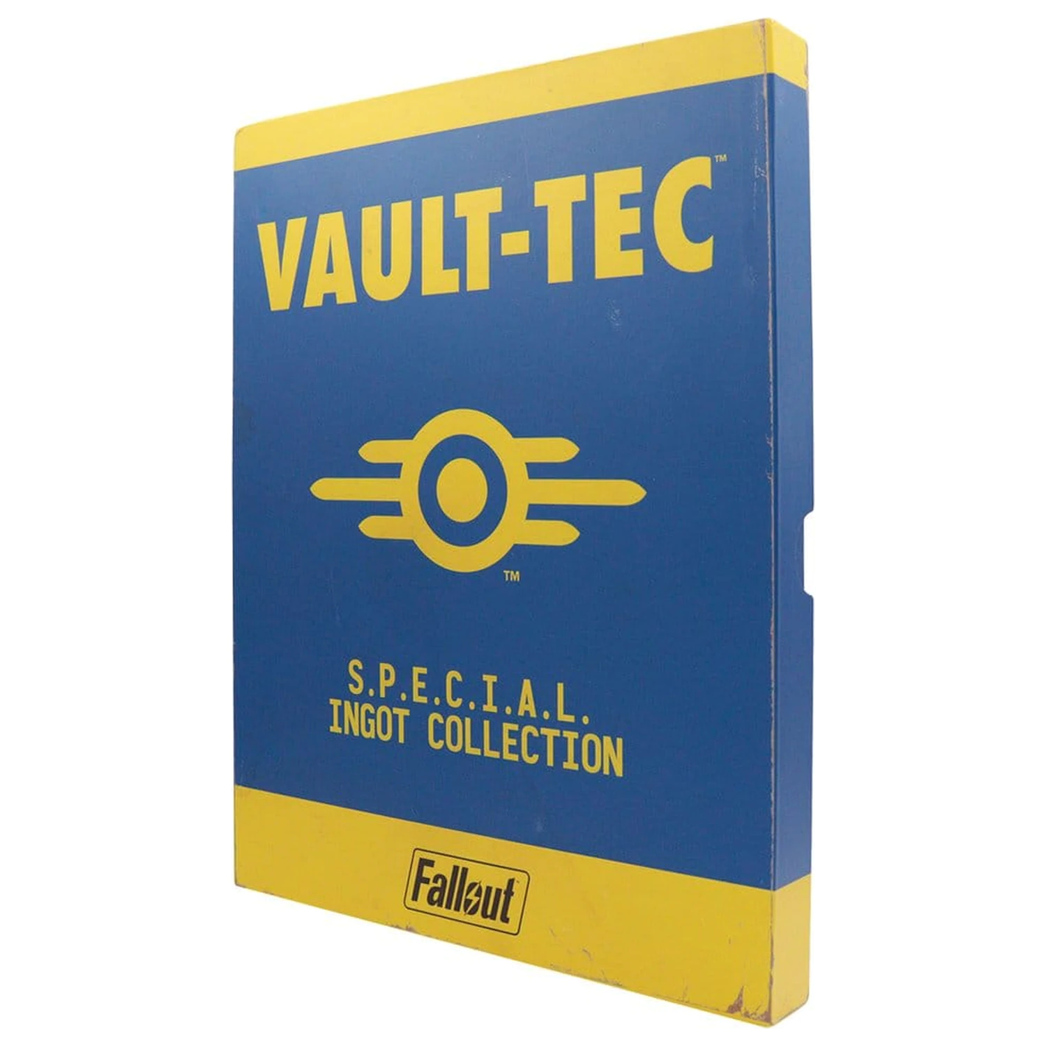 Fallout Ingots s albumom S.P.E.C.I.A.L. zberateľský album na karty Perk produktová fotografia