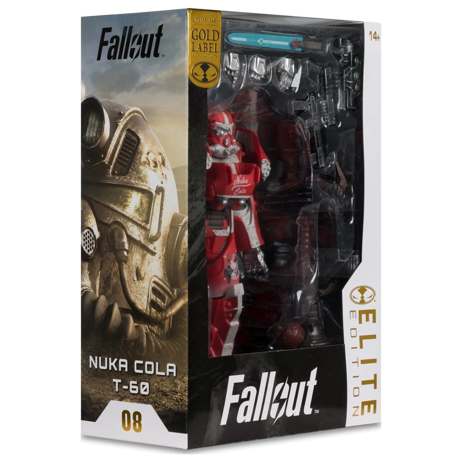 Fallout McFarlane Elite Edition Akčná figúrka Fallout 76 Nuka Cola T-60 (Gold Label) 19 cm produktová fotografia