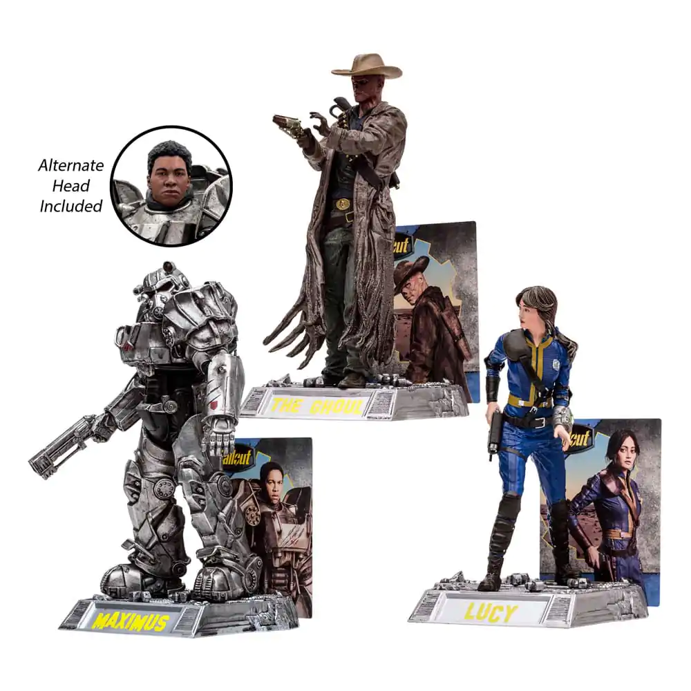 Fallout Movie Maniacs Akčné figúrky 3-Pack Lucy & Maximus & The Ghoul (GITD) (Gold Label) 15 cm produktová fotografia