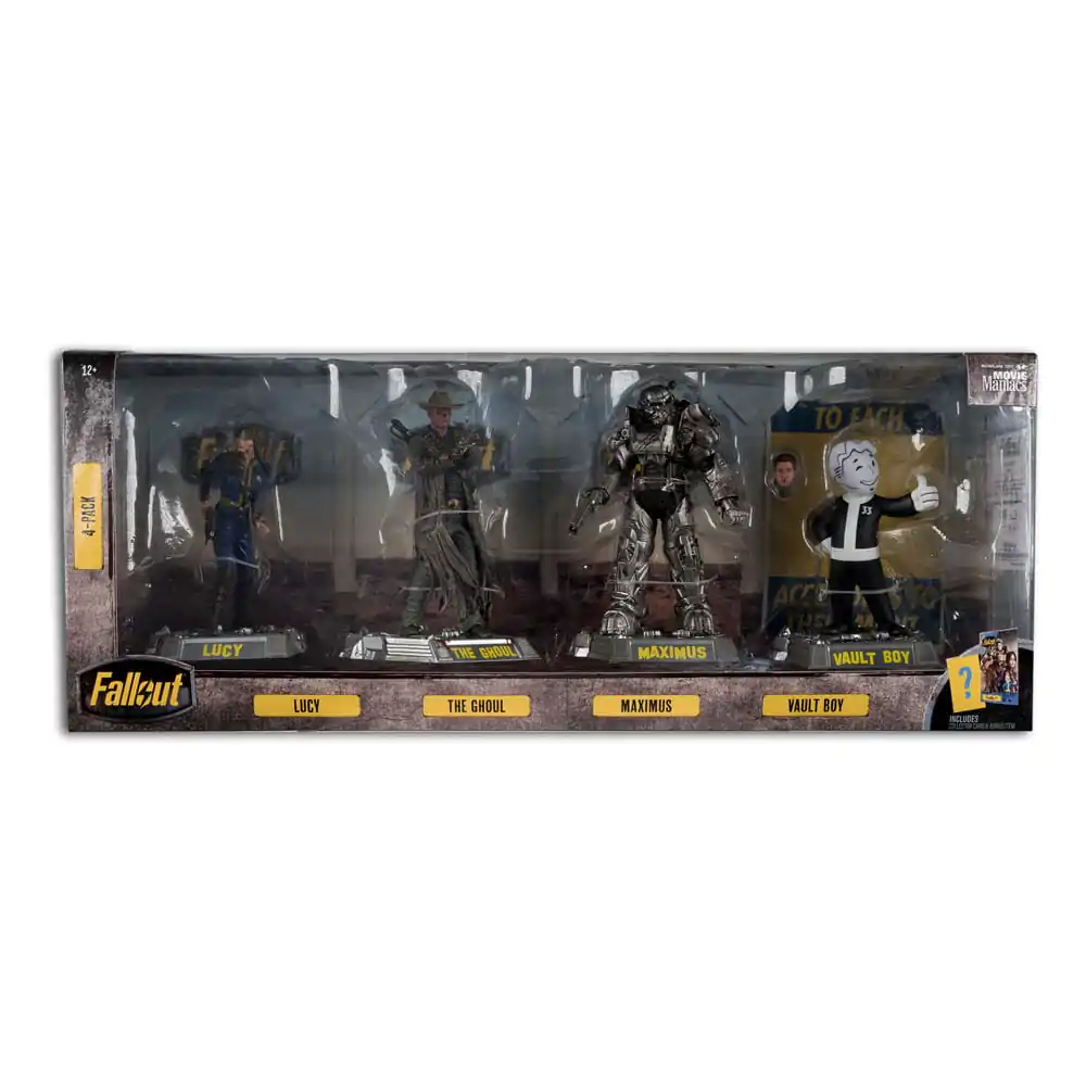 Fallout Movie Maniacs PVC figurky 4-pack Lucy, Maximus, The Ghoul & Vault Boy 15 cm termékfotó