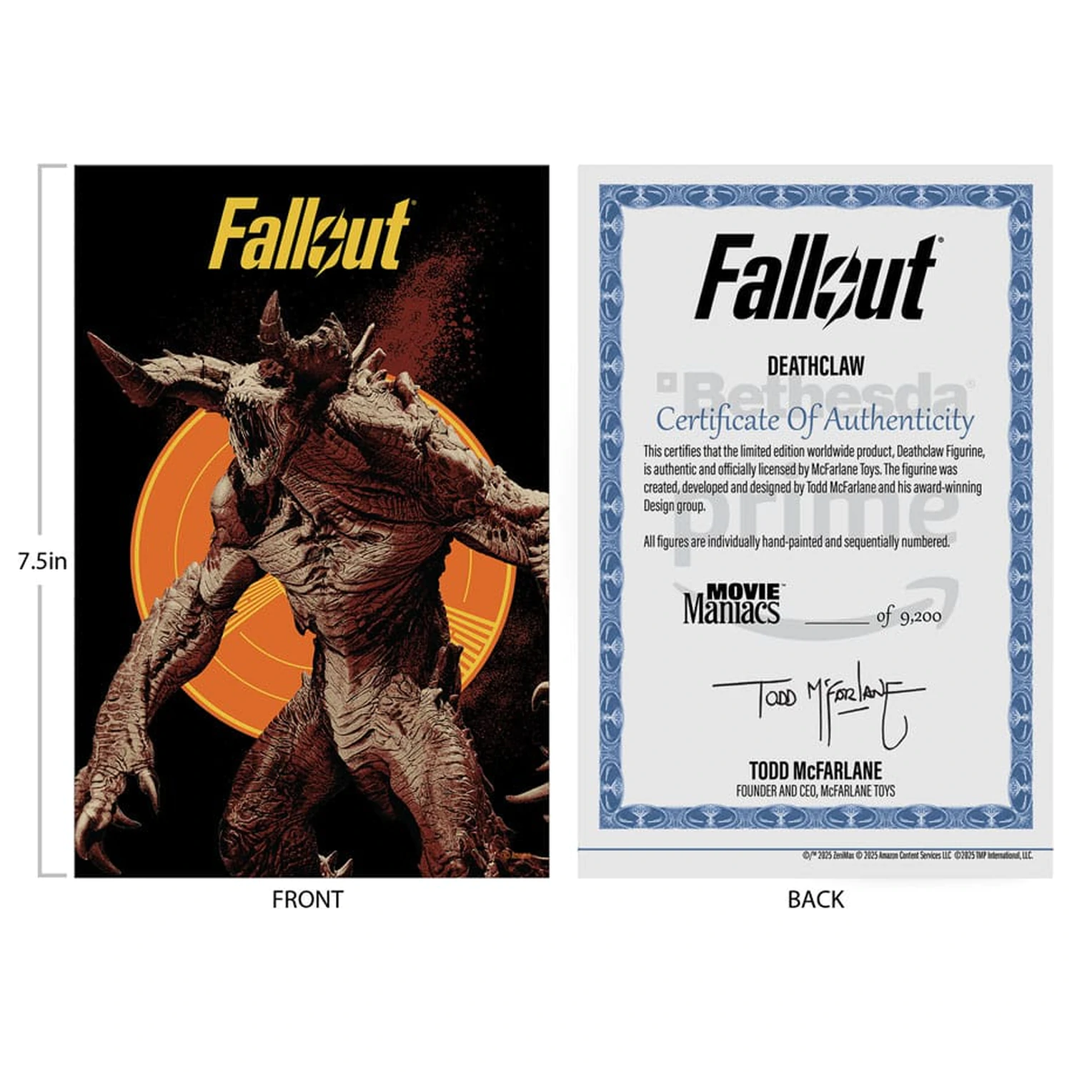 Fallout Movie Maniacs akčná figúrka Deathclaw (Season 2) 19 cm produktová fotografia