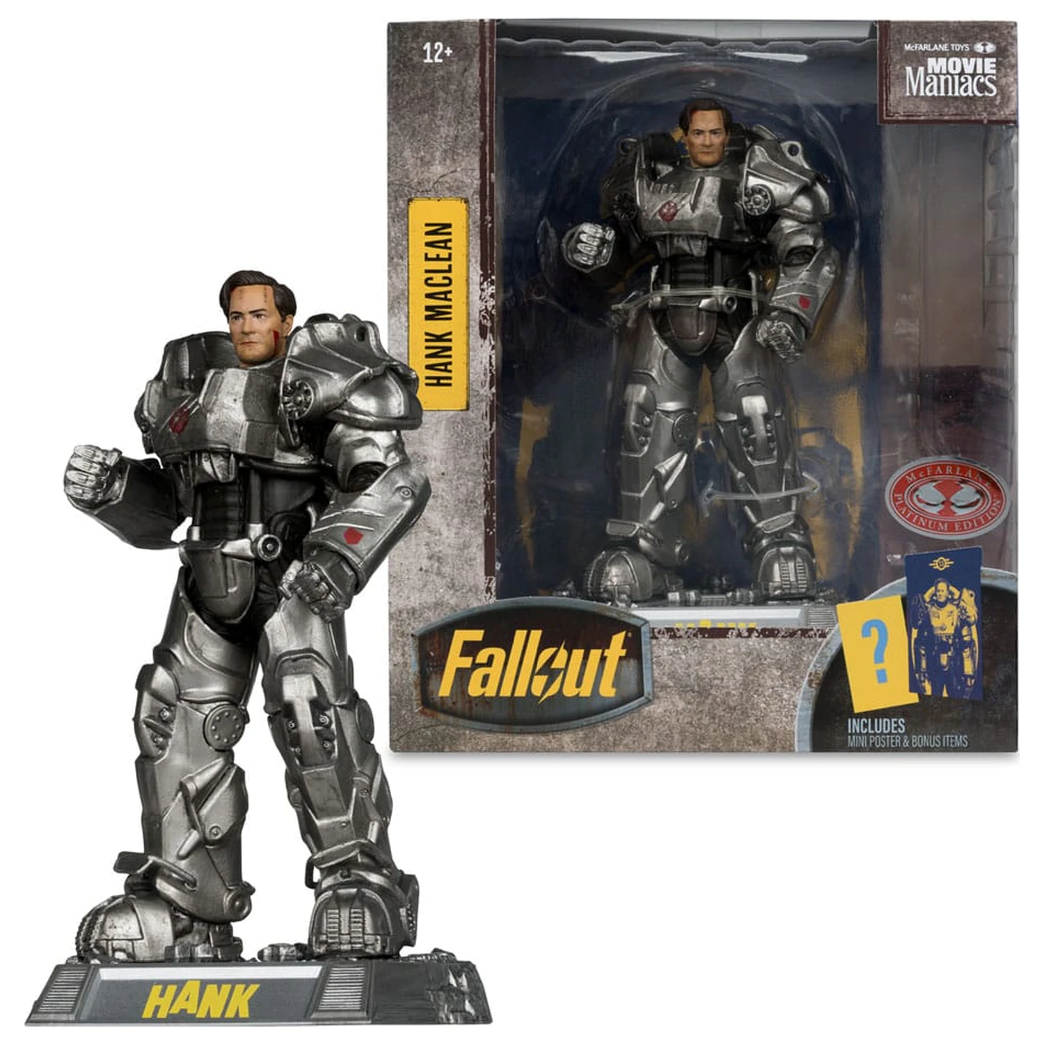 Fallout Movie Maniacs akčná figúrka Hank Maclean (Season 2) (Red Platinum Edition) 17 cm produktová fotografia