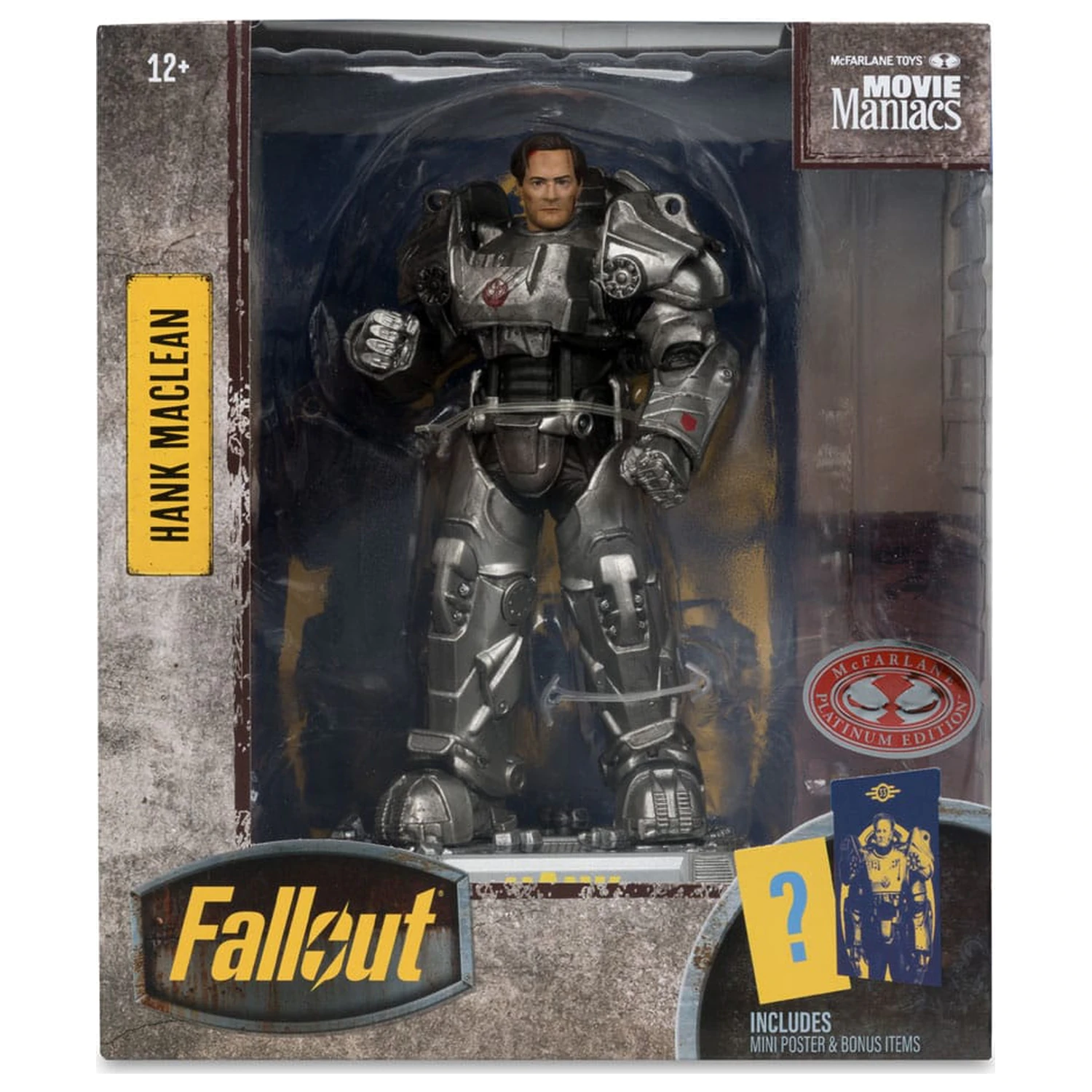 Fallout Movie Maniacs akčná figúrka Hank Maclean (Season 2) (Red Platinum Edition) 17 cm produktová fotografia