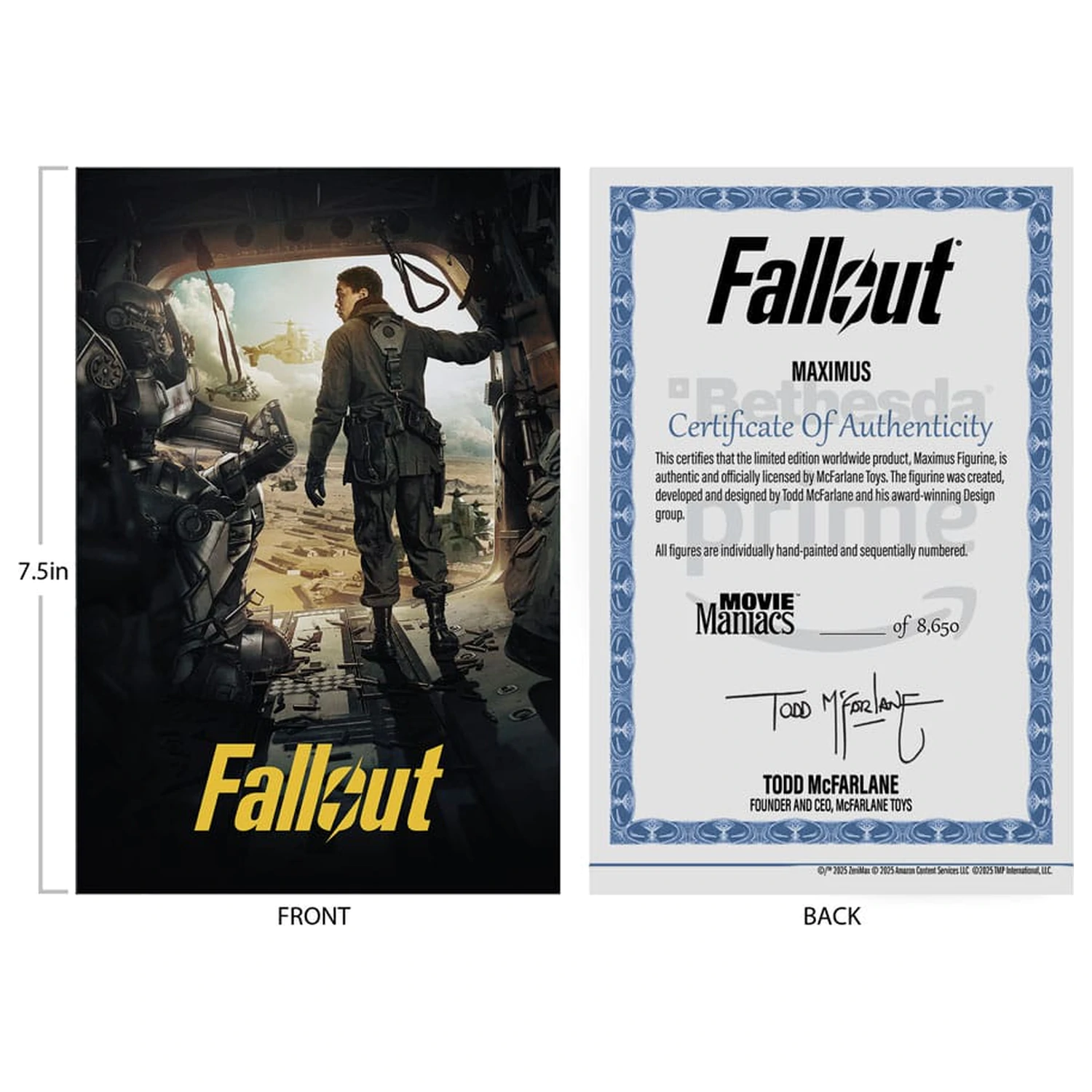 Fallout Movie Maniacs akčná figúrka Maximus (Season 2) 17 cm produktová fotografia