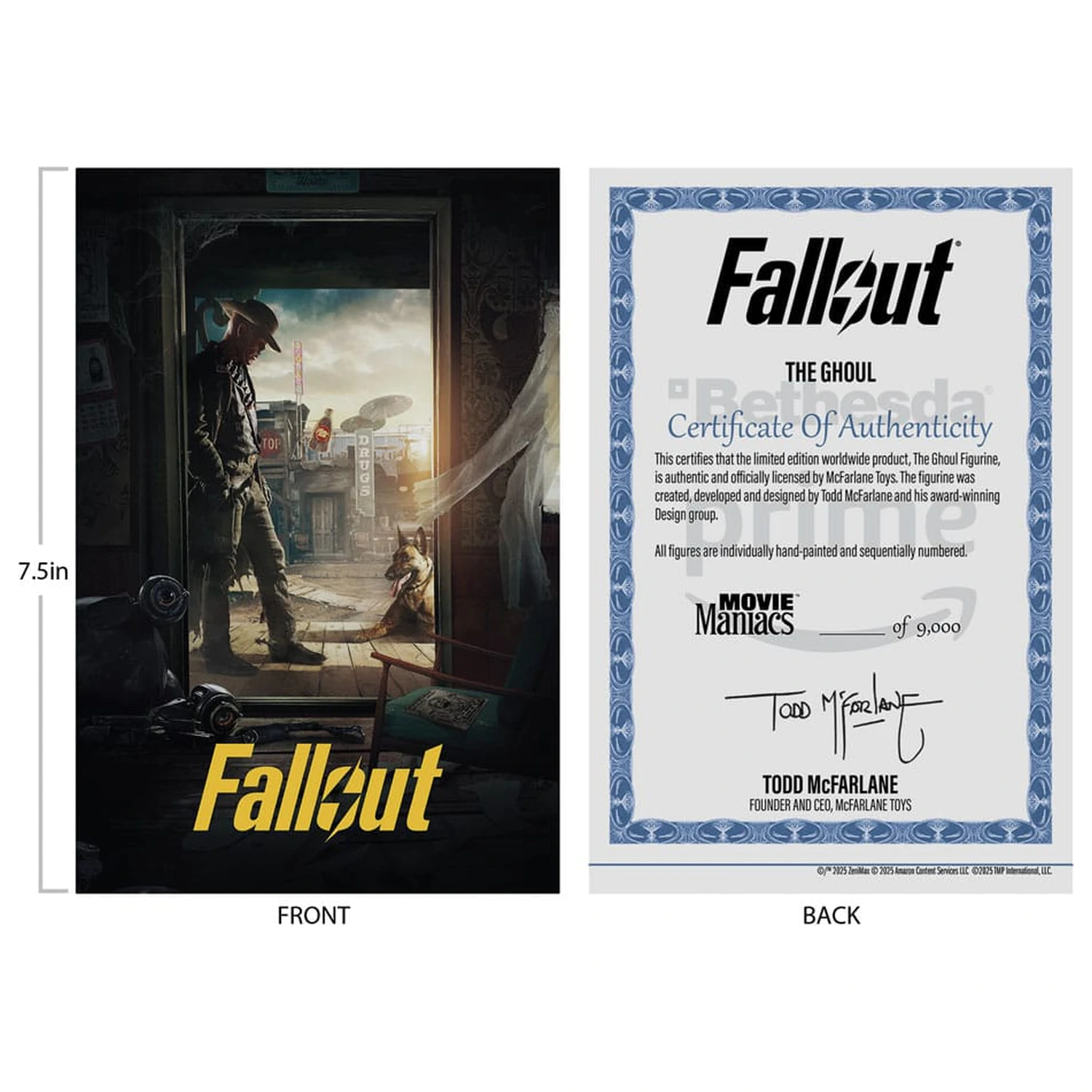 Fallout Movie Maniacs akčná figúrka The Ghoul (Season 2) 17 cm produktová fotografia