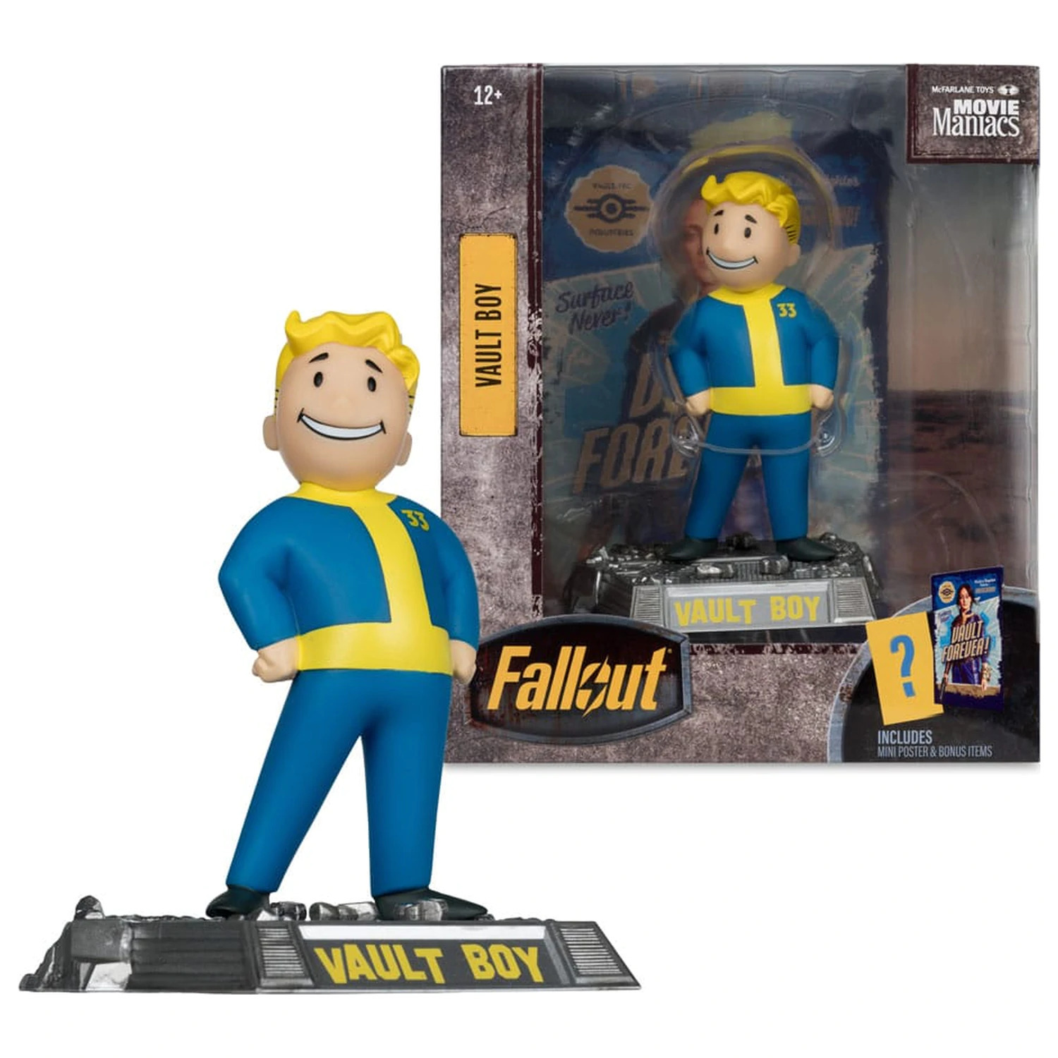 Fallout Movie Maniacs Akčná figúrka Vault Boy Verzia 2 14 cm produktová fotografia