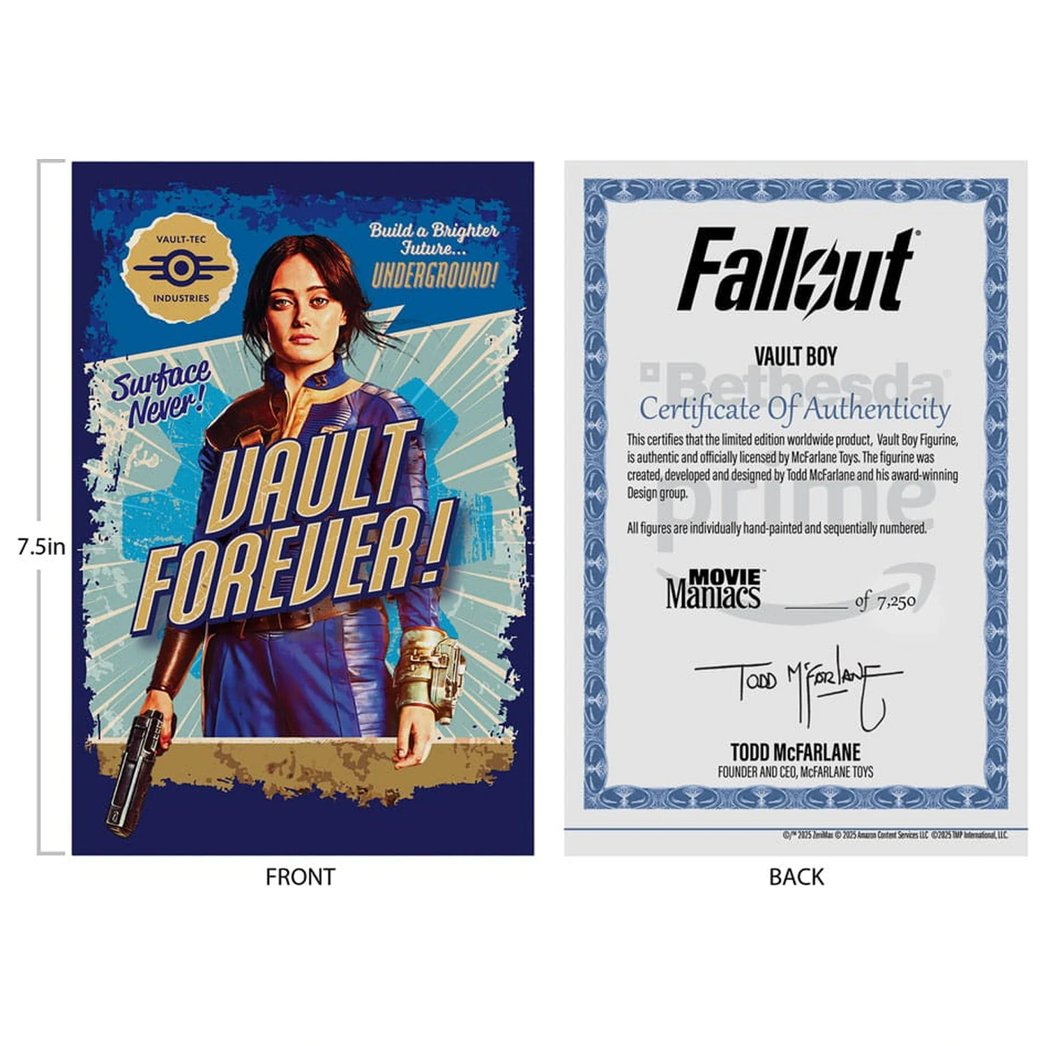 Fallout Movie Maniacs Akčná figúrka Vault Boy Verzia 2 14 cm produktová fotografia