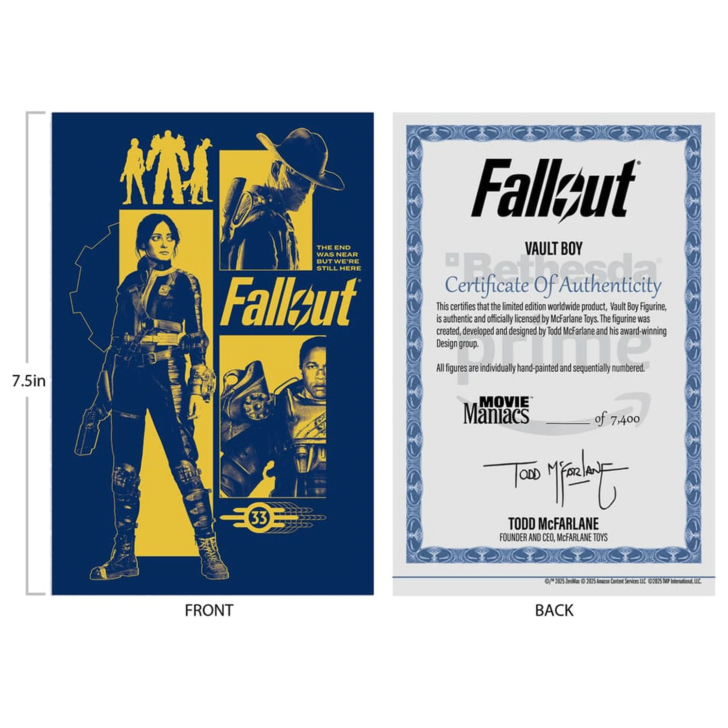 Fallout Movie Maniacs akčná figúrka Vault Boy Version 3 14 cm produktová fotografia
