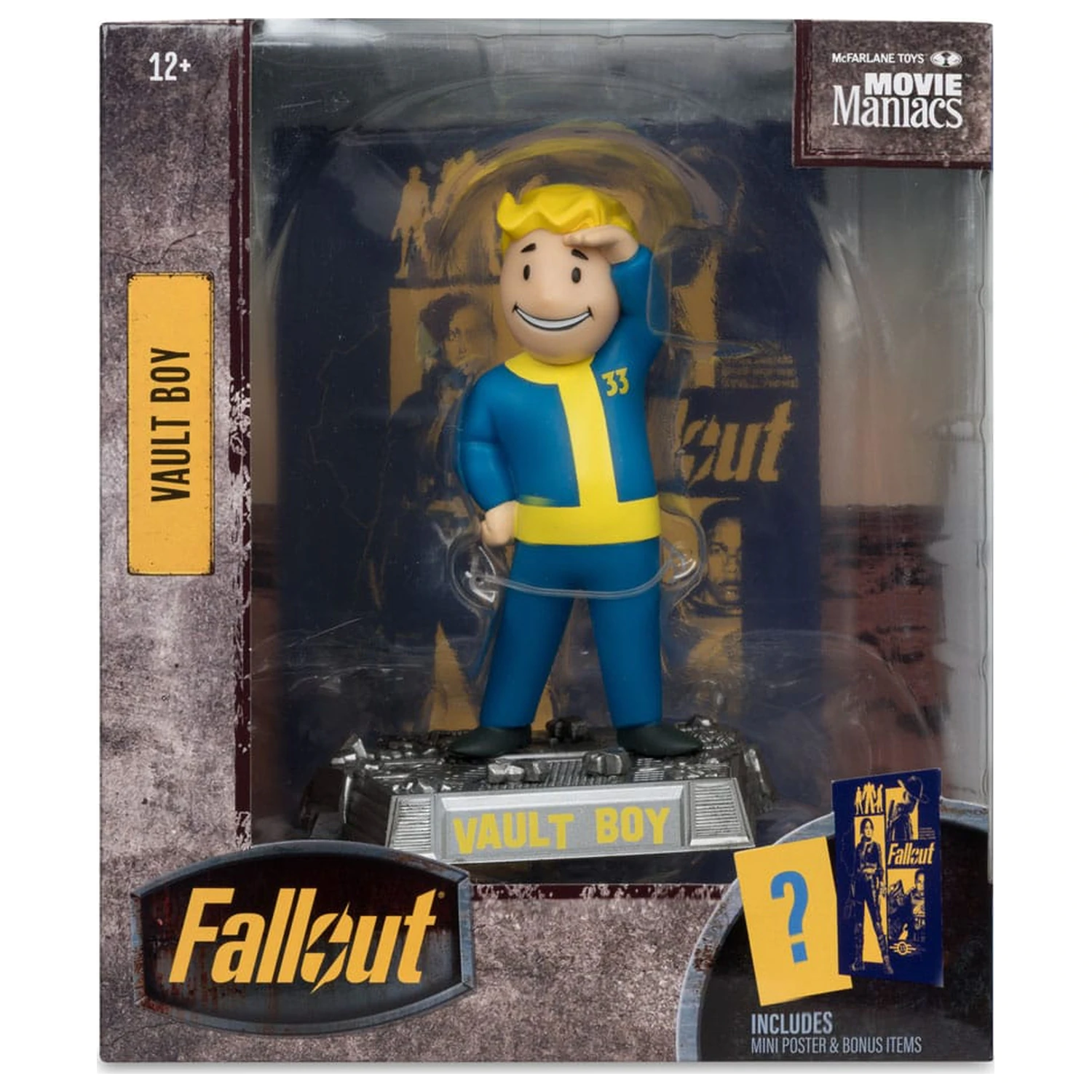 Fallout Movie Maniacs akčná figúrka Vault Boy Version 3 14 cm produktová fotografia