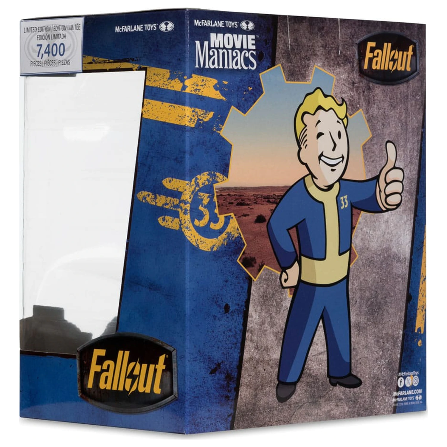 Fallout Movie Maniacs akčná figúrka Vault Boy Version 3 14 cm produktová fotografia