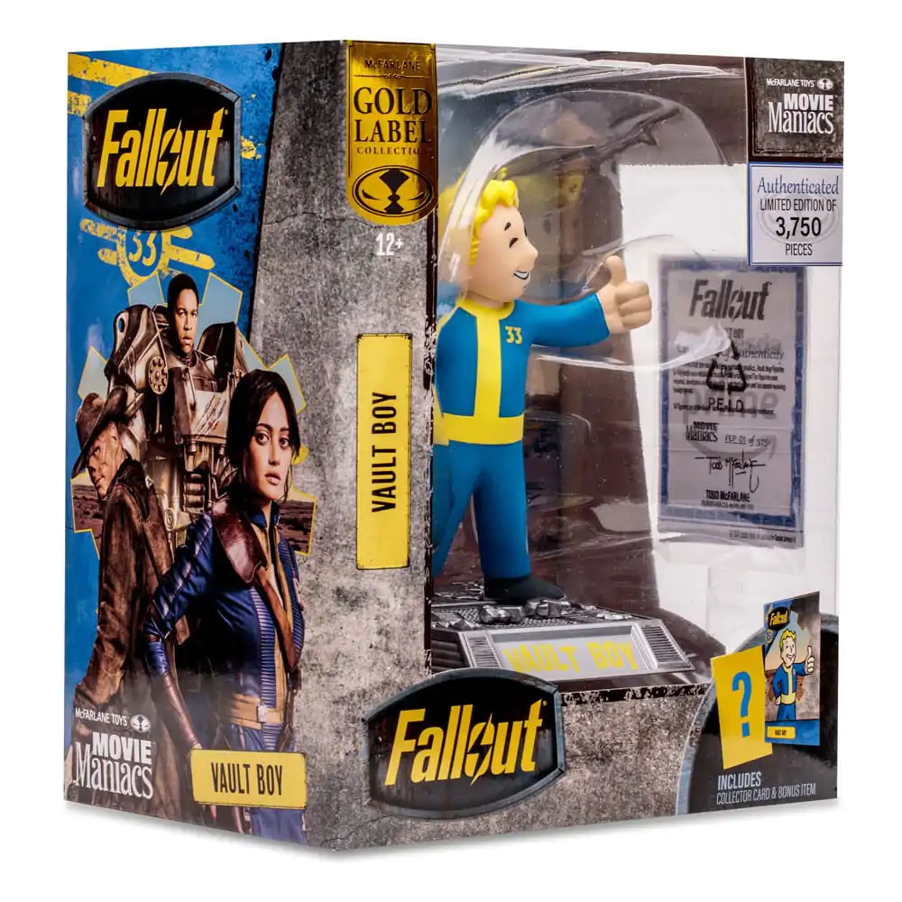Fallout Movie Maniacs Akčná figúrka Vault Boy (Gold Label) 15 cm produktová fotografia