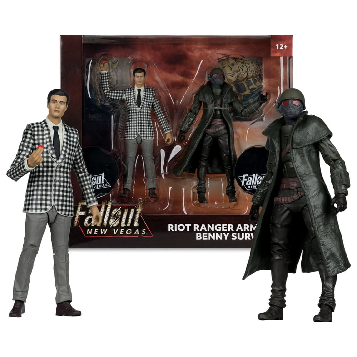Fallout: New Vegas Socha 2-Pack Riot Ranger Armor & Benny Survivor 18 cm produktová fotografia