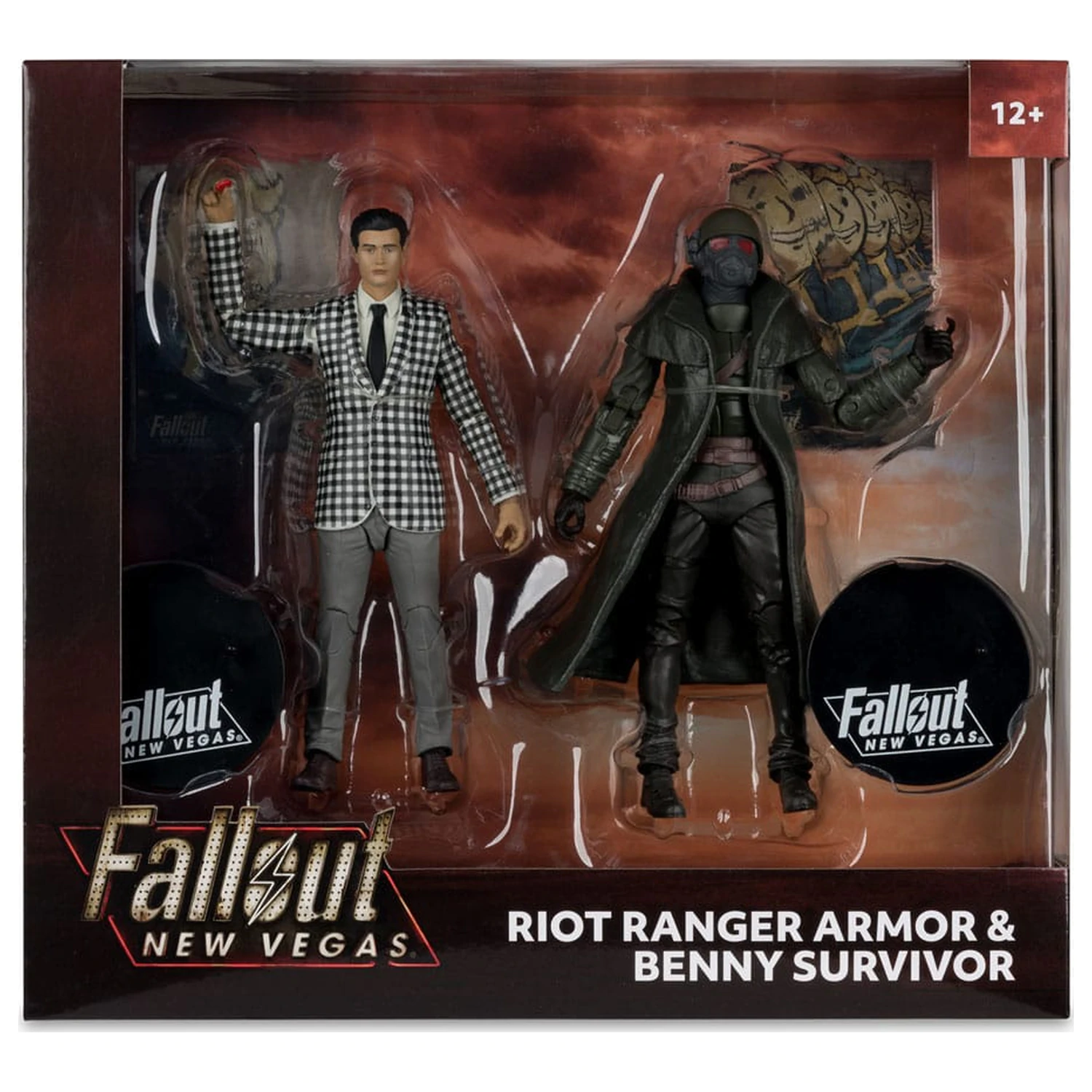 Fallout: New Vegas Socha 2-Pack Riot Ranger Armor & Benny Survivor 18 cm produktová fotografia