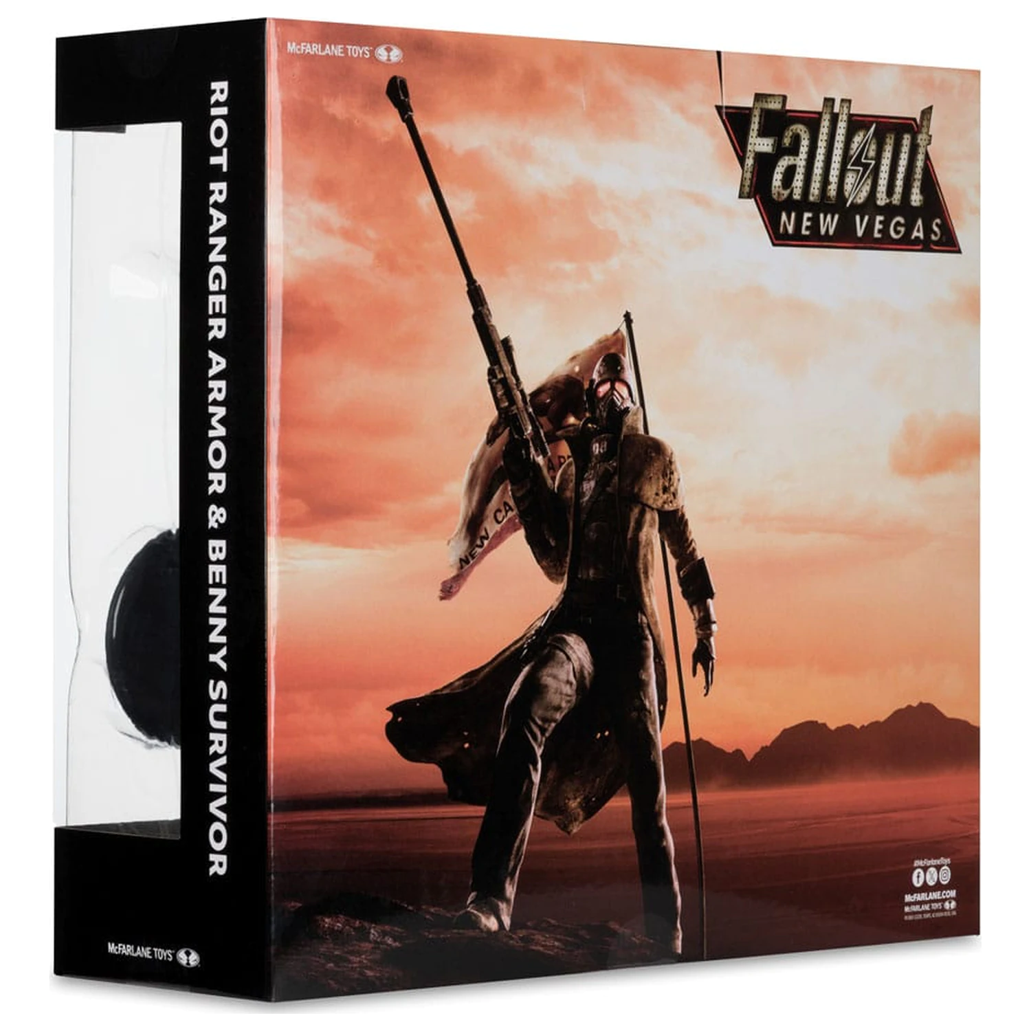 Fallout: New Vegas Socha 2-Pack Riot Ranger Armor & Benny Survivor 18 cm produktová fotografia