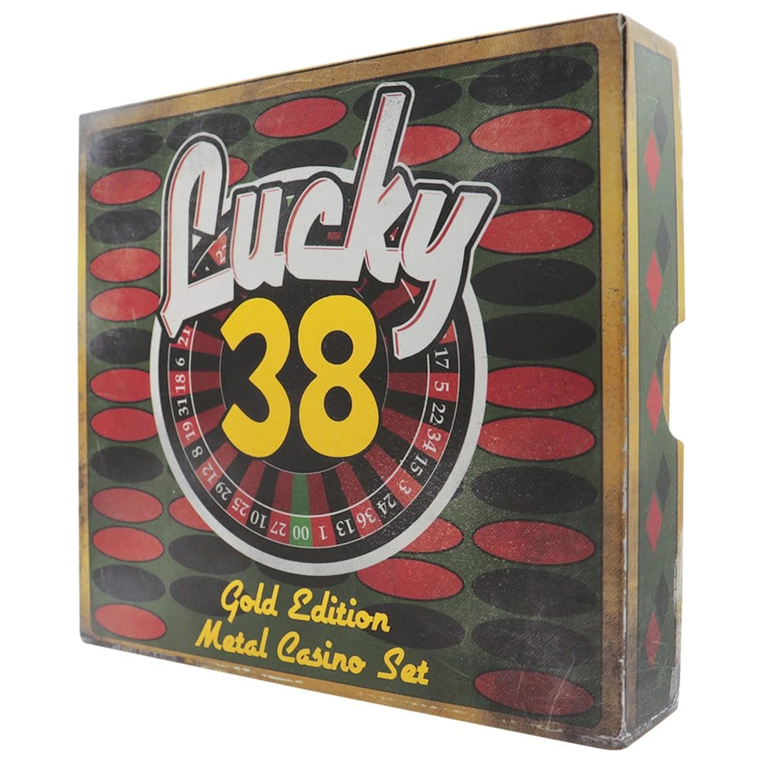 Fallout: New Vegas Replika Lucky 38 Imitácia zlatá kasínová súprava limitovaná edícia produktová fotografia