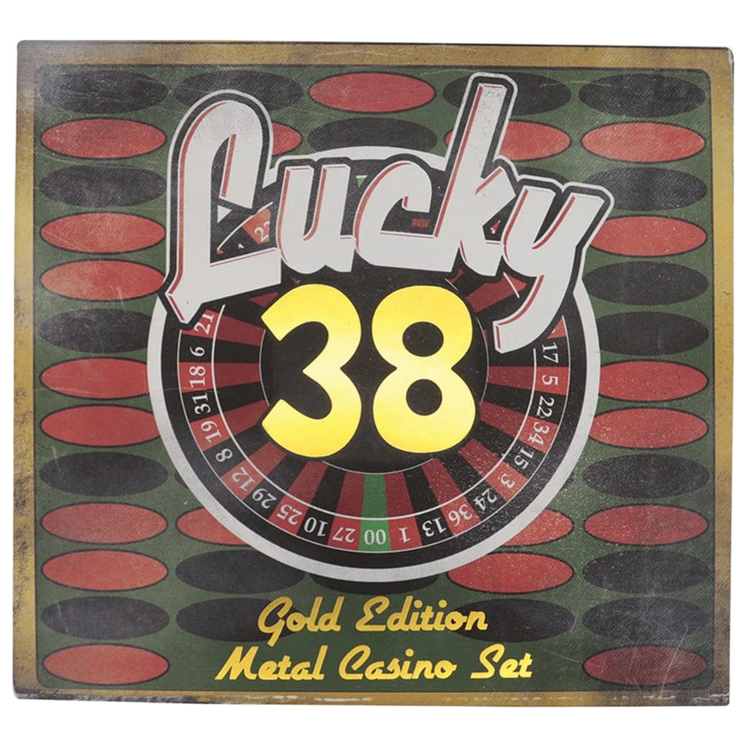 Fallout: New Vegas Replika Lucky 38 Imitácia zlatá kasínová súprava limitovaná edícia produktová fotografia