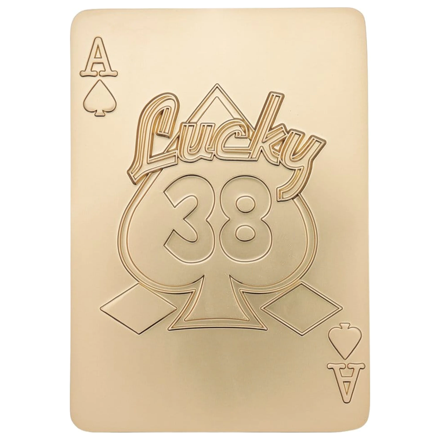 Fallout: New Vegas Replika Lucky 38 Imitácia zlatá kasínová súprava limitovaná edícia produktová fotografia