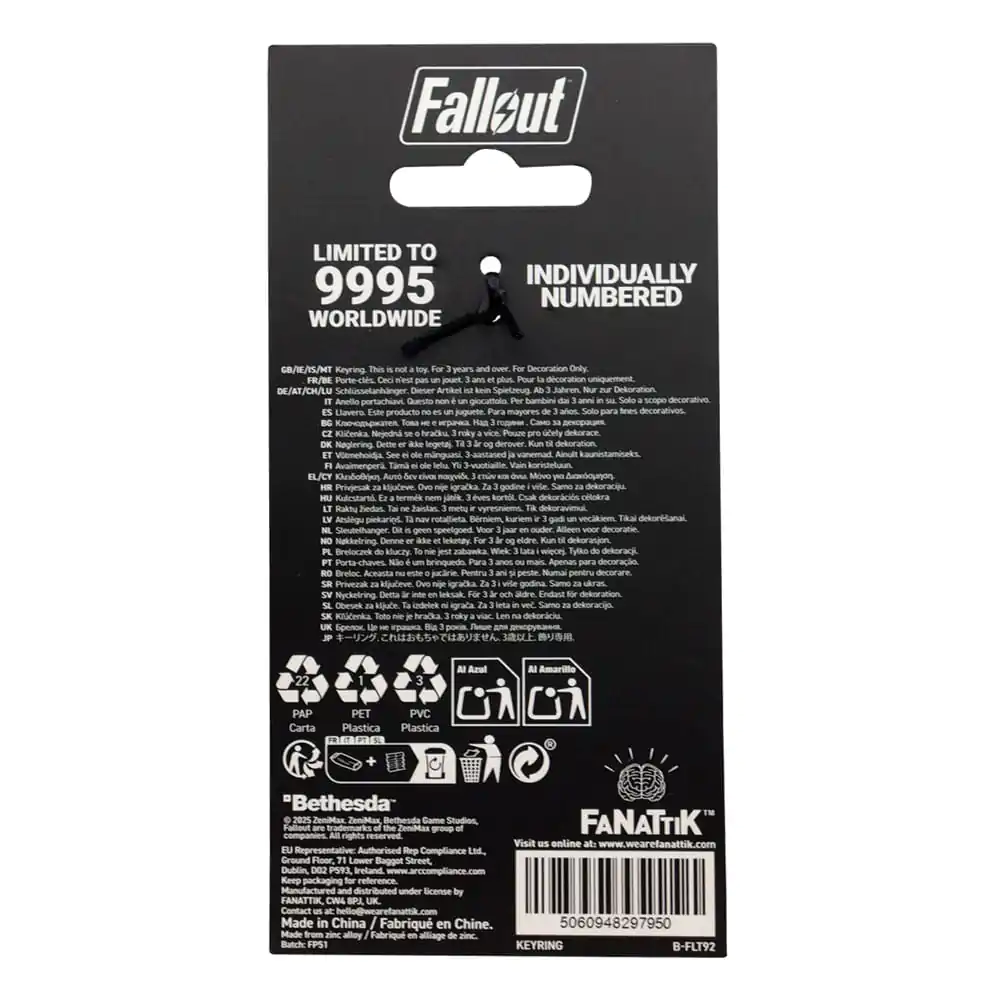Fallout Keychain Nuka-Cola Limitovaná Edícia produktová fotografia