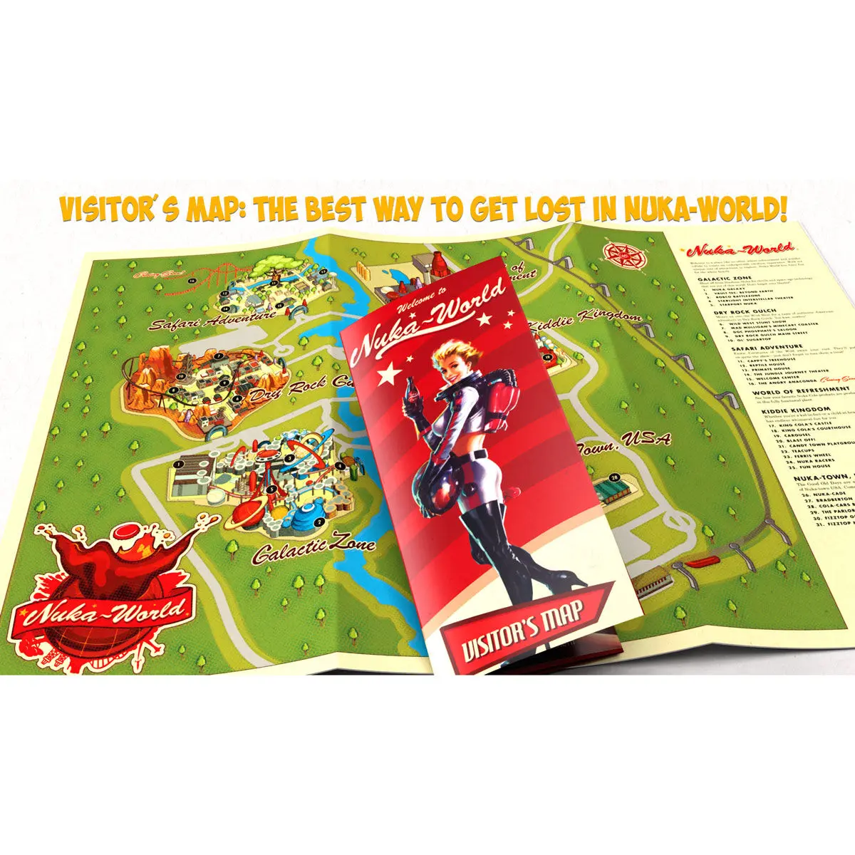 Fallout Nuka World anglický uvítací kit produktová fotografia