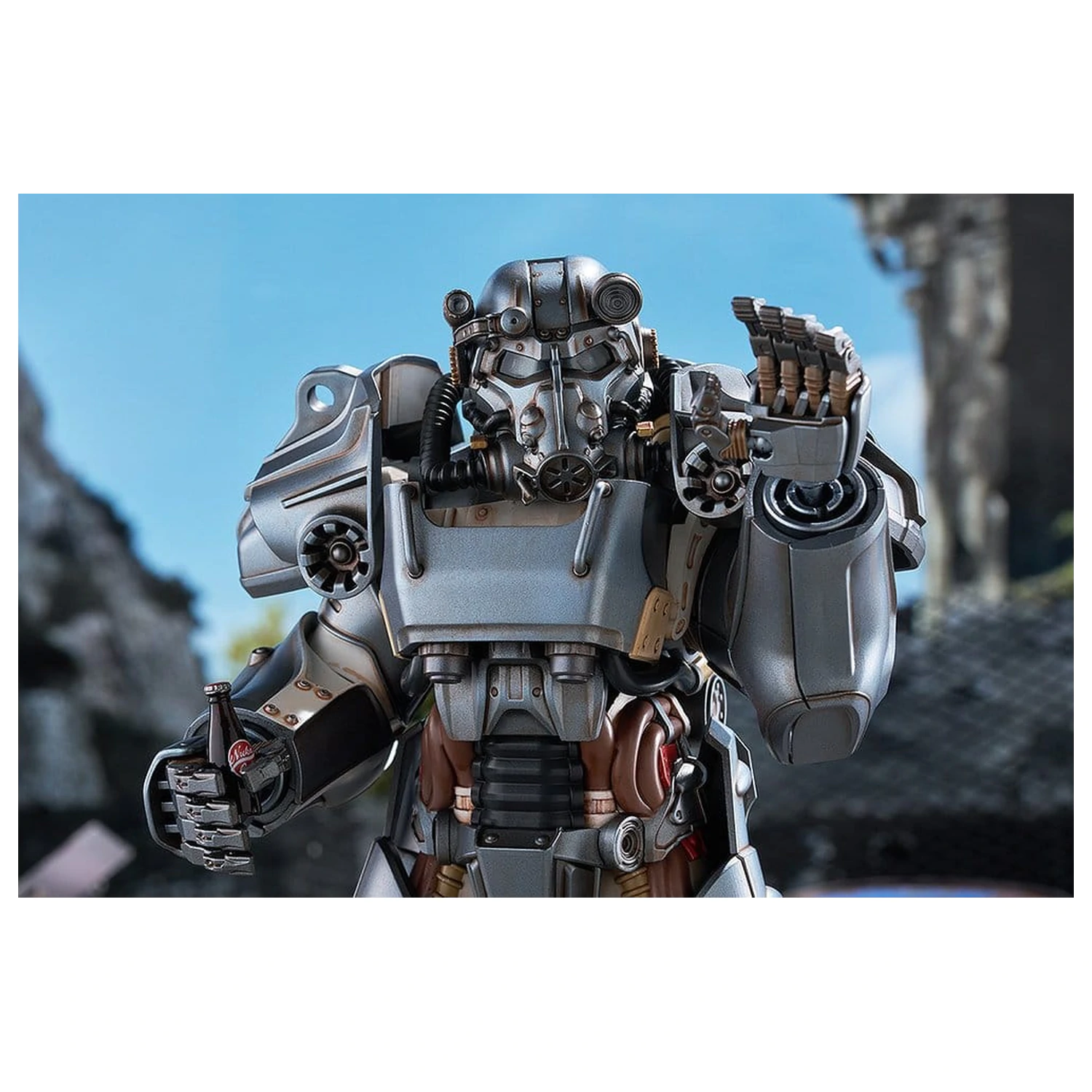 Fallout Plamatea plastová stavebnica modelu T-60 Power Armor 20 cm produktová fotografia