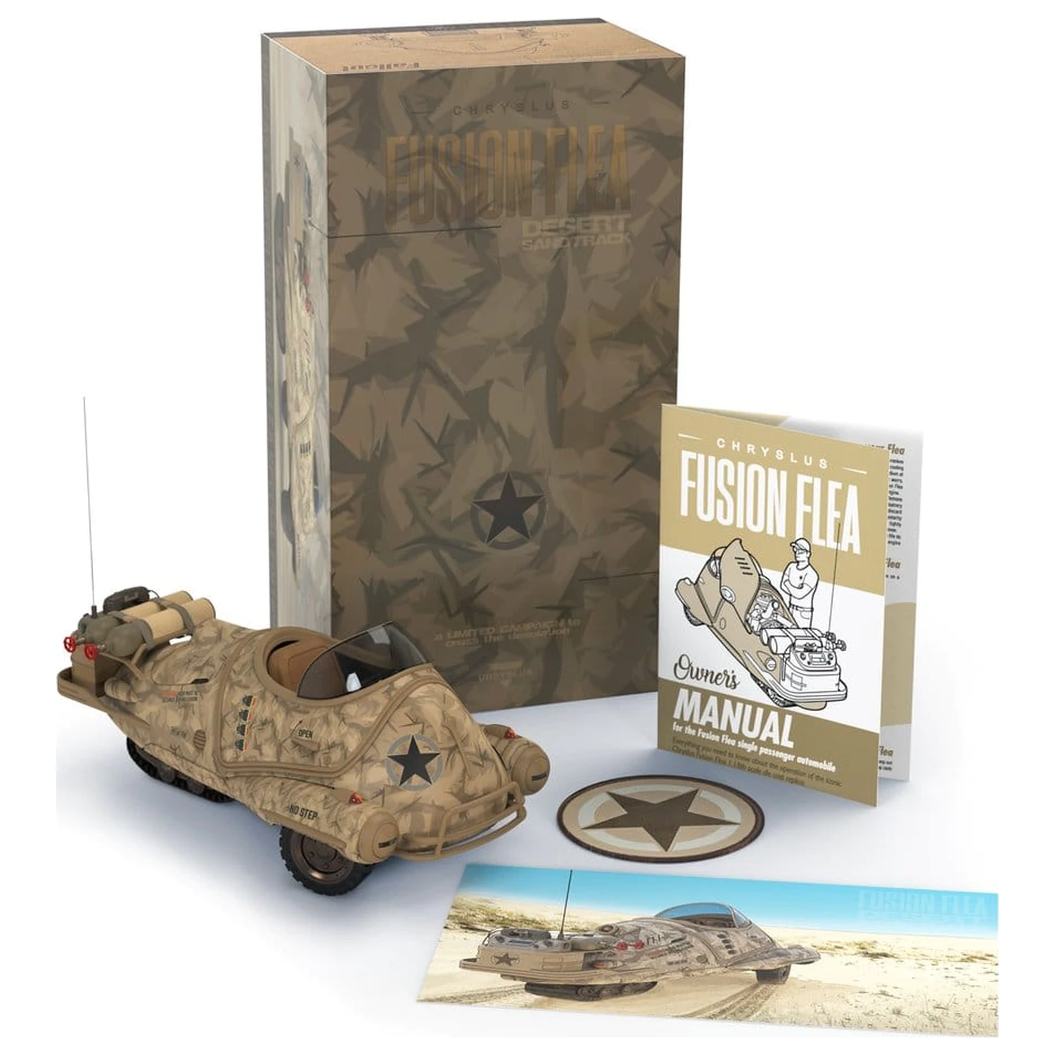 Fallout replika Desert Sandtrack Flea produktová fotografia