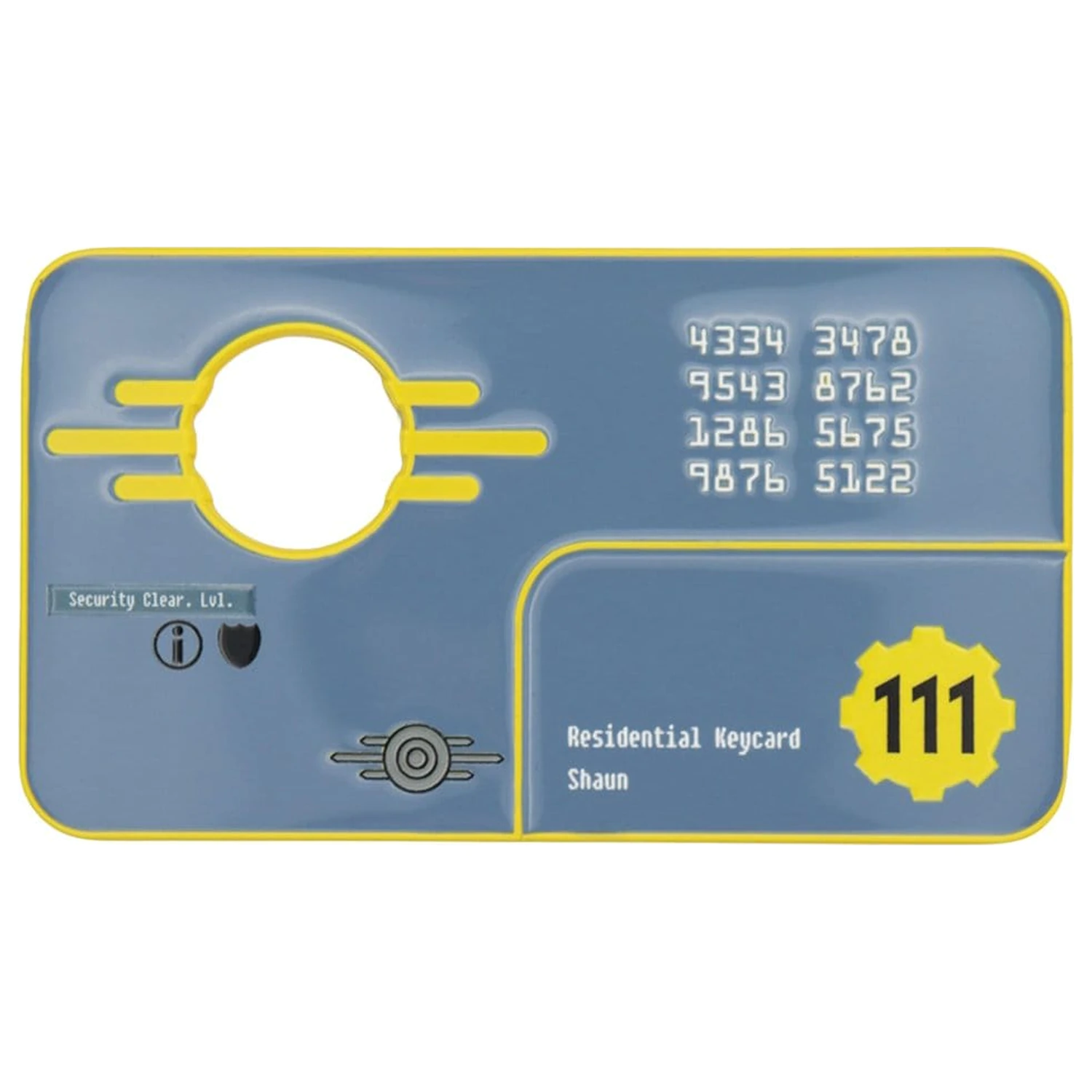 Fallout Replika bezpečnostnej kľúčovej karty Vault 111 Limitovaná edícia 11 cm produktová fotografia