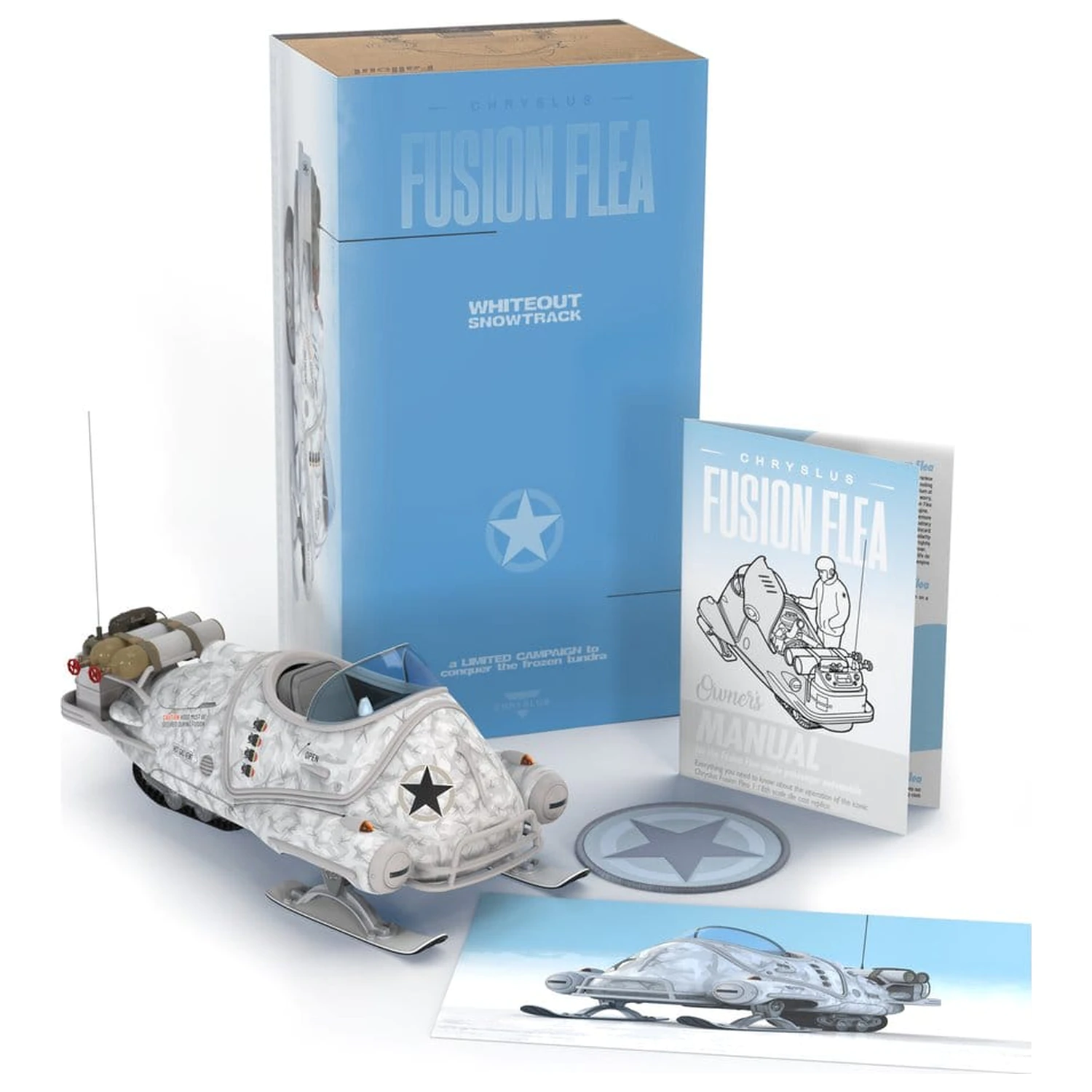 Fallout Replika Whiteout Snowtrack Flea produktová fotografia