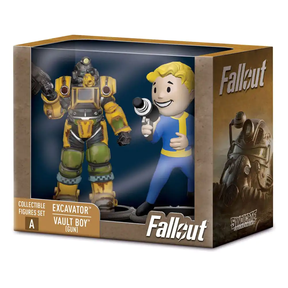 Fallout Mini Figúrky 2 darabos készlet A Excavator & Vault Boy (Gun) 7 cm termékfotó