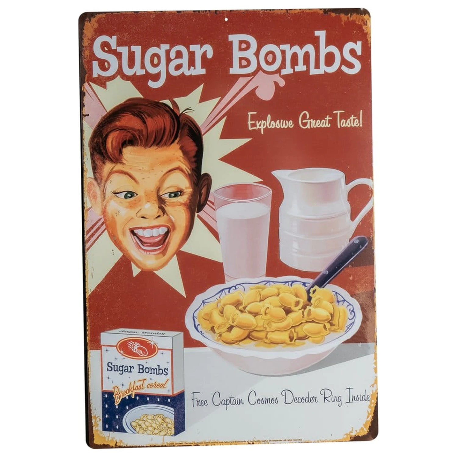 Fallout Kovová tabuľa Sugar Bombs produktová fotografia