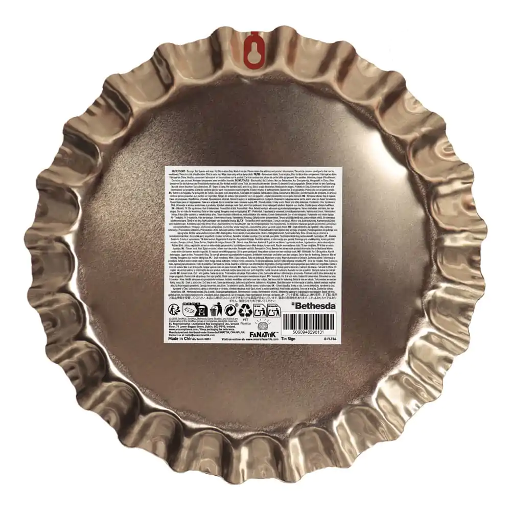 Fallout Plechová značka Sunset Sarsaparilla Fľaškový uzáver produktová fotografia